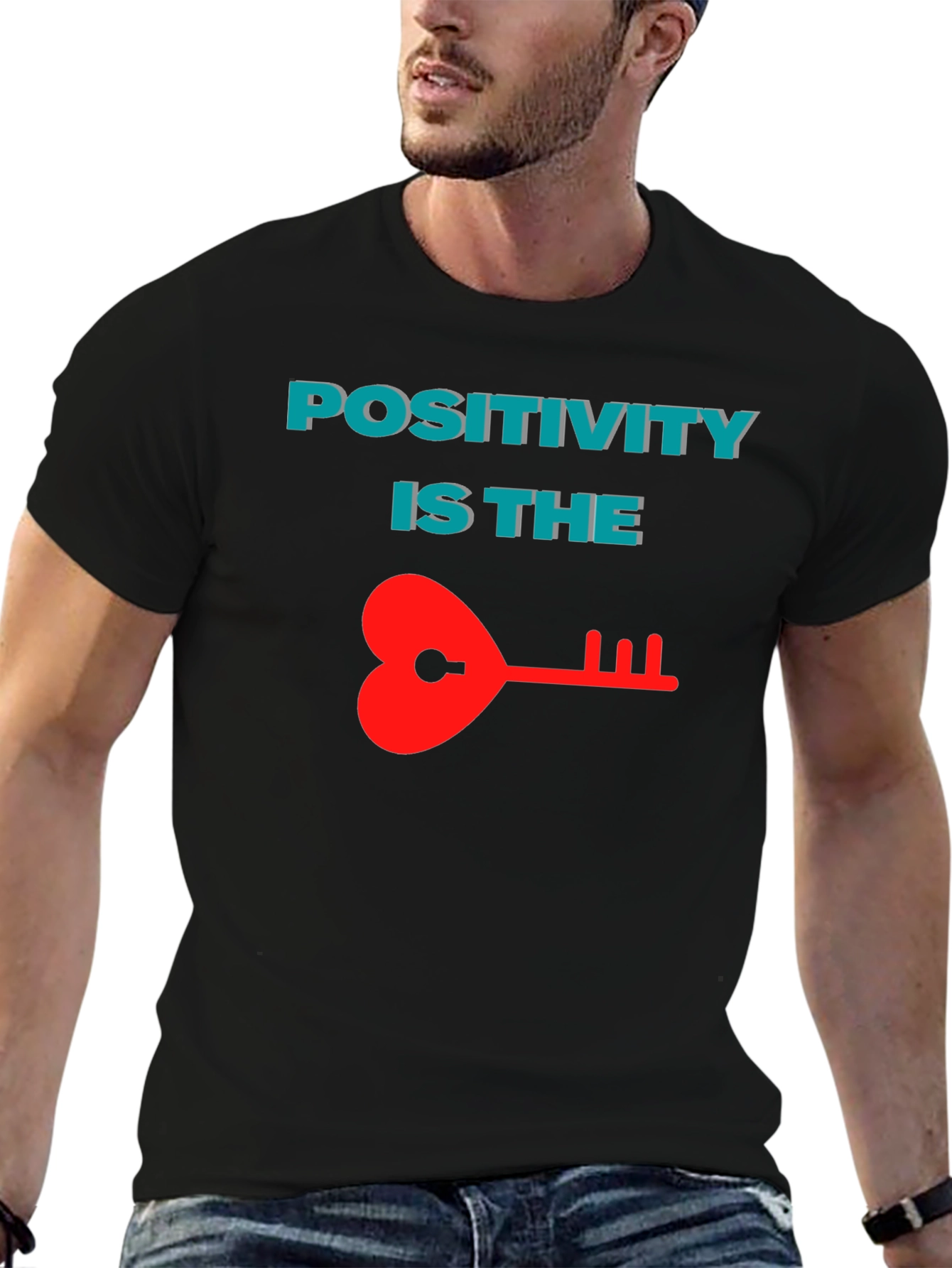 Black Positivity is the Key T-Shirt view 6