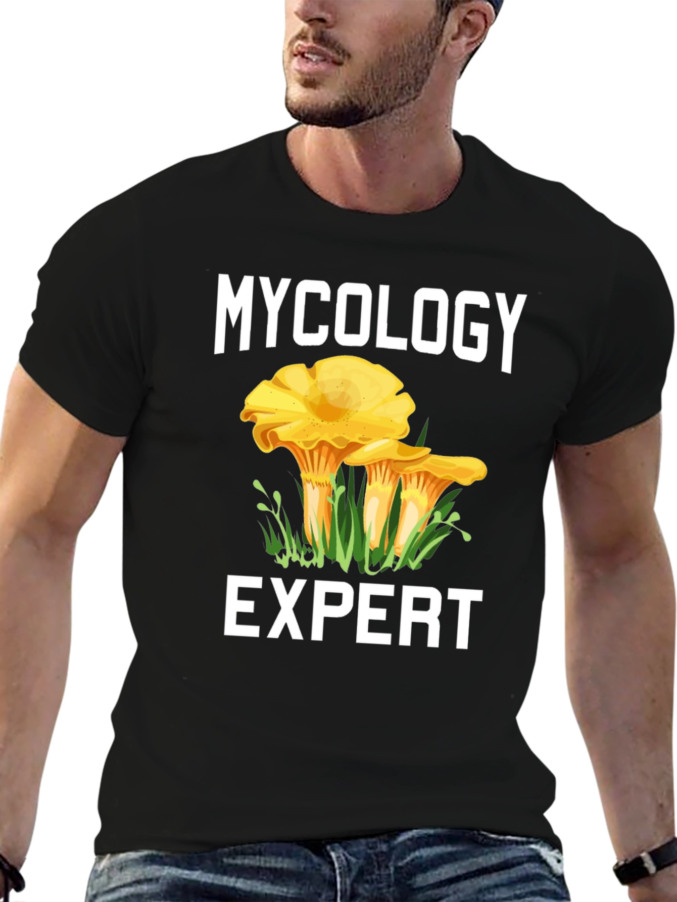 Black Mycology Expert T-Shirt - Mushroom Lover Gift view 6