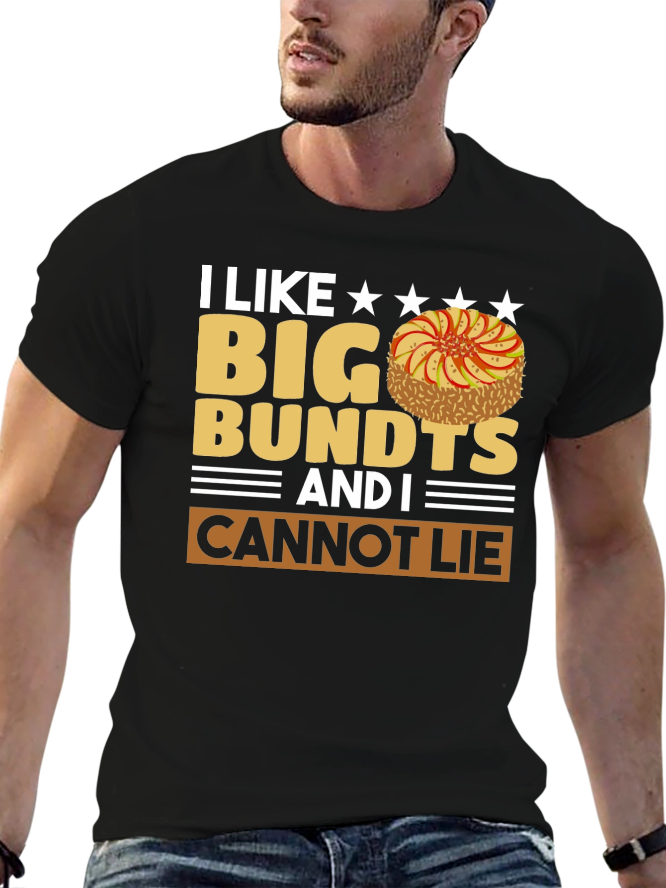 Black I Like Big Bundts T-Shirt view 6