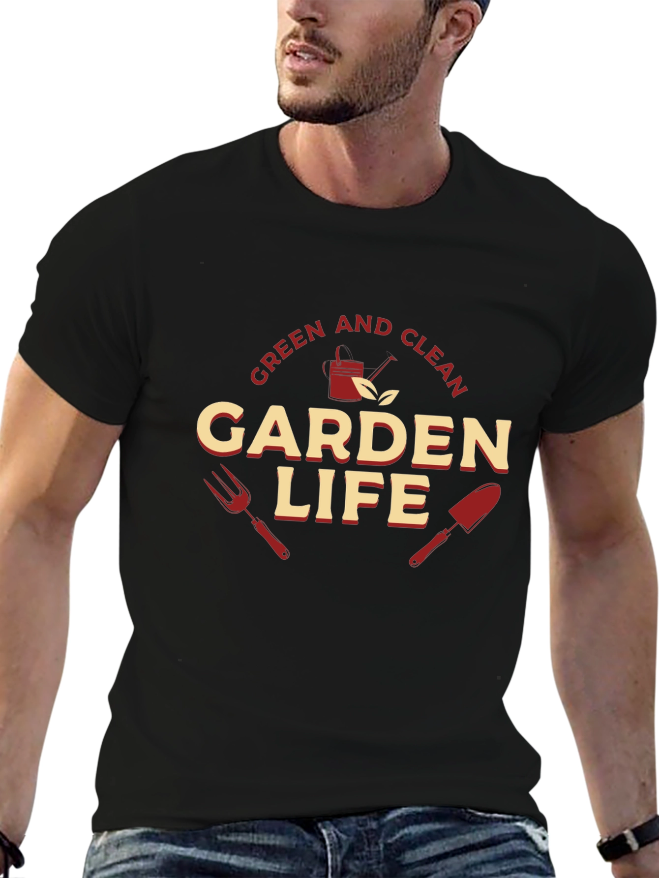 Green and Clean Garden Life Graphic T-Shirt - 6
