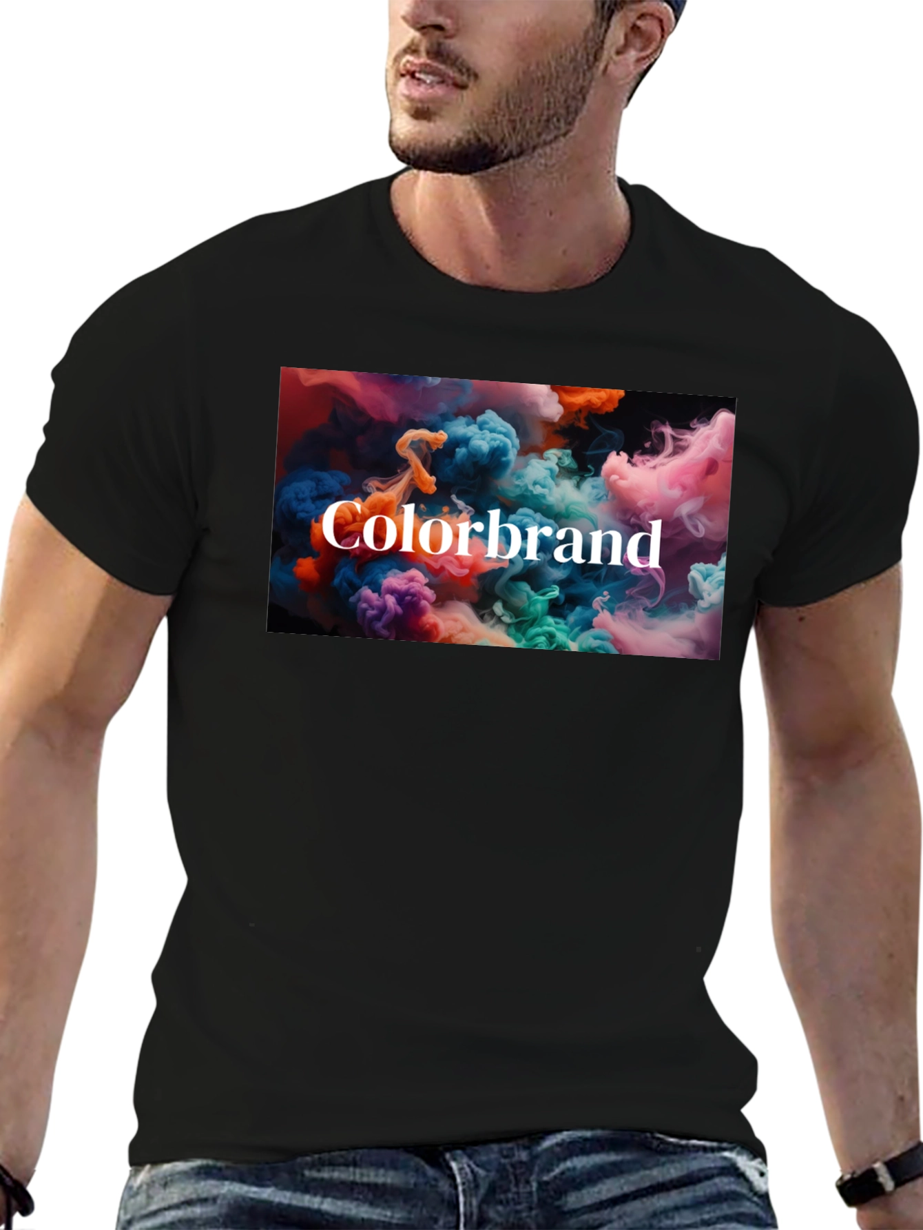 Black Colorbrand T-Shirt - Unique Design view 6