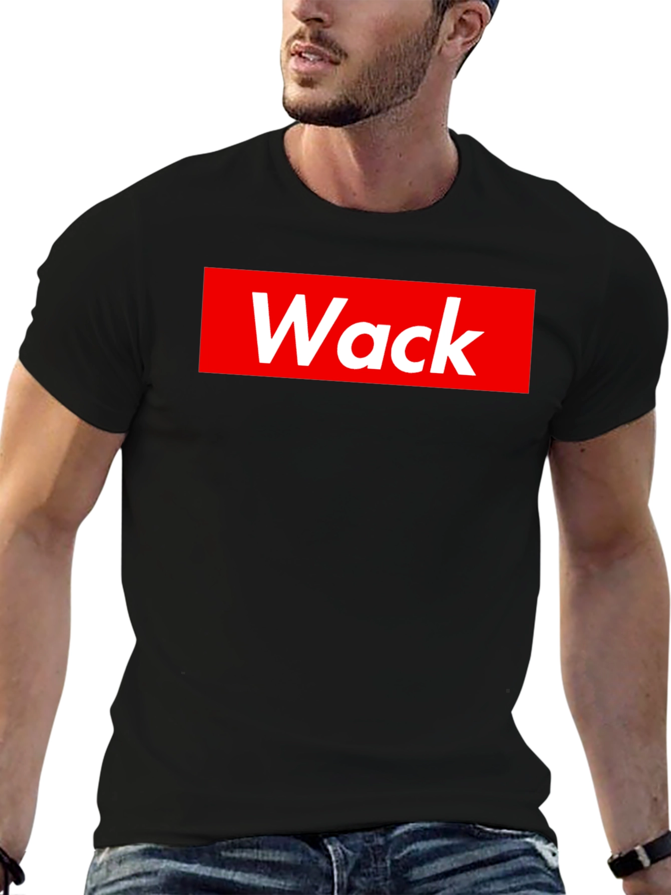 Black Wack T-Shirt - Supreme Style Parody Tee view 6