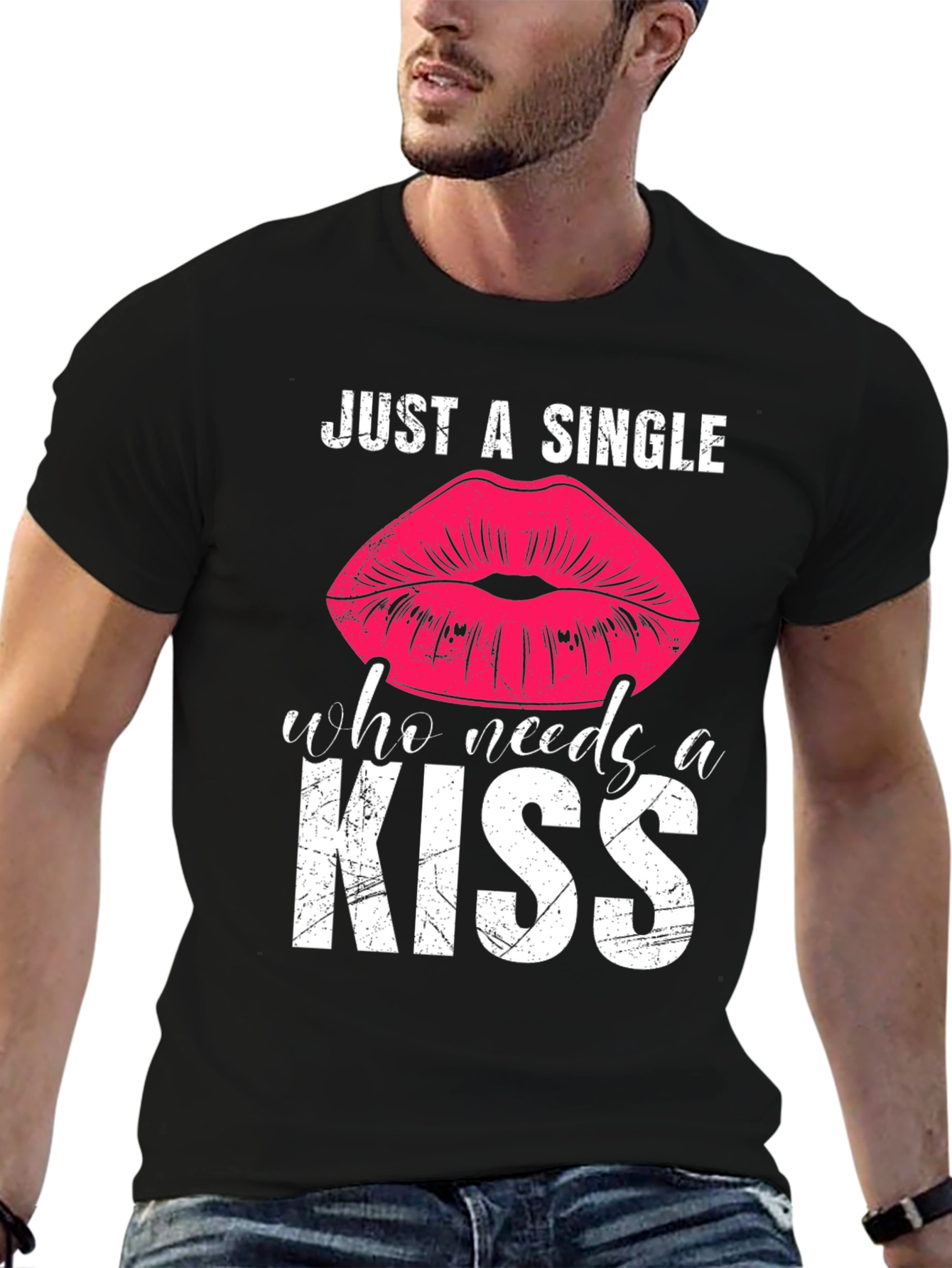 Black Single and Ready to Mingle T-Shirt view 6