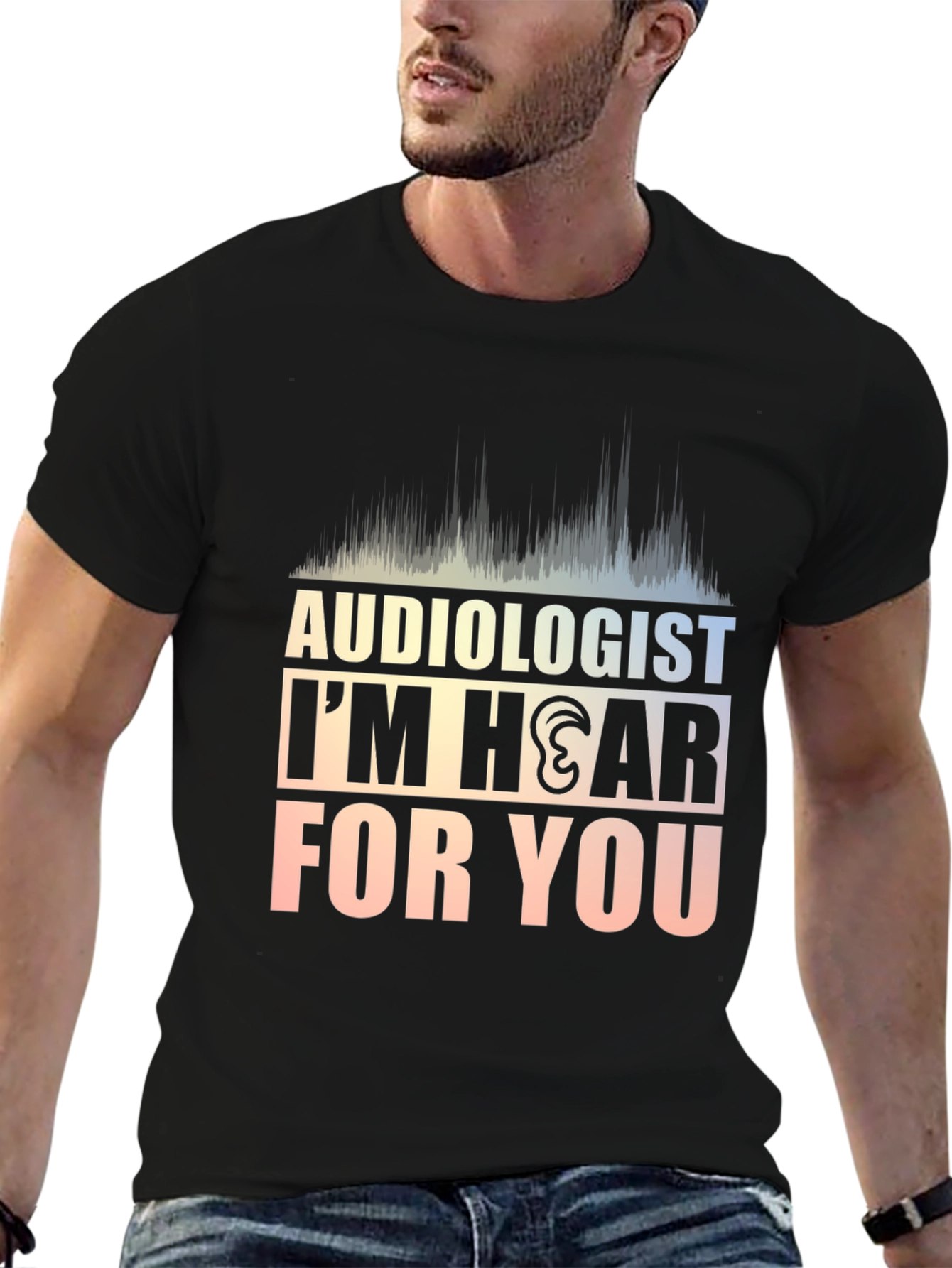 Audiologist 'I'm Hear for You' Graphic Tee - 6