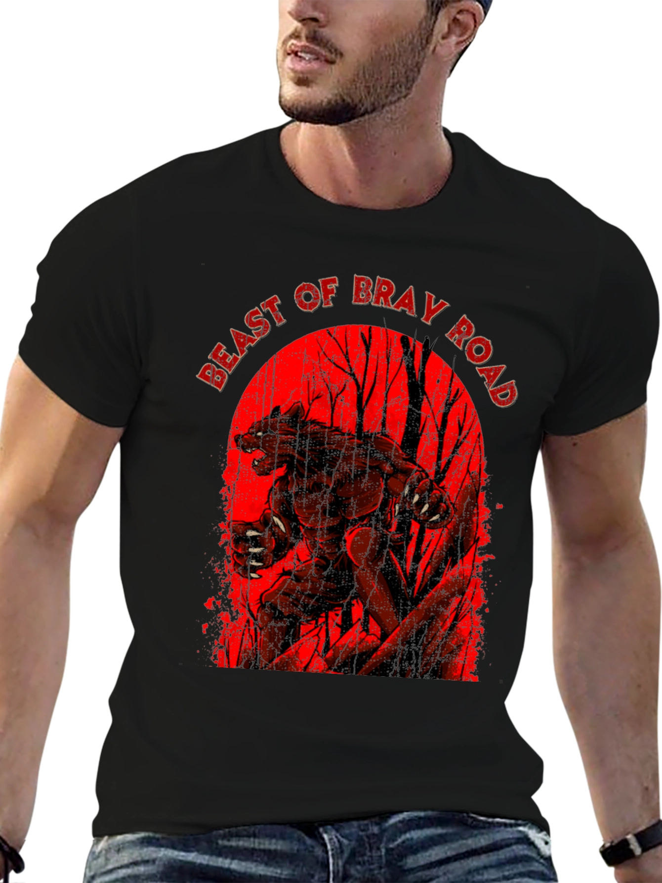 Black Beast of Bray Road T-Shirt view 6