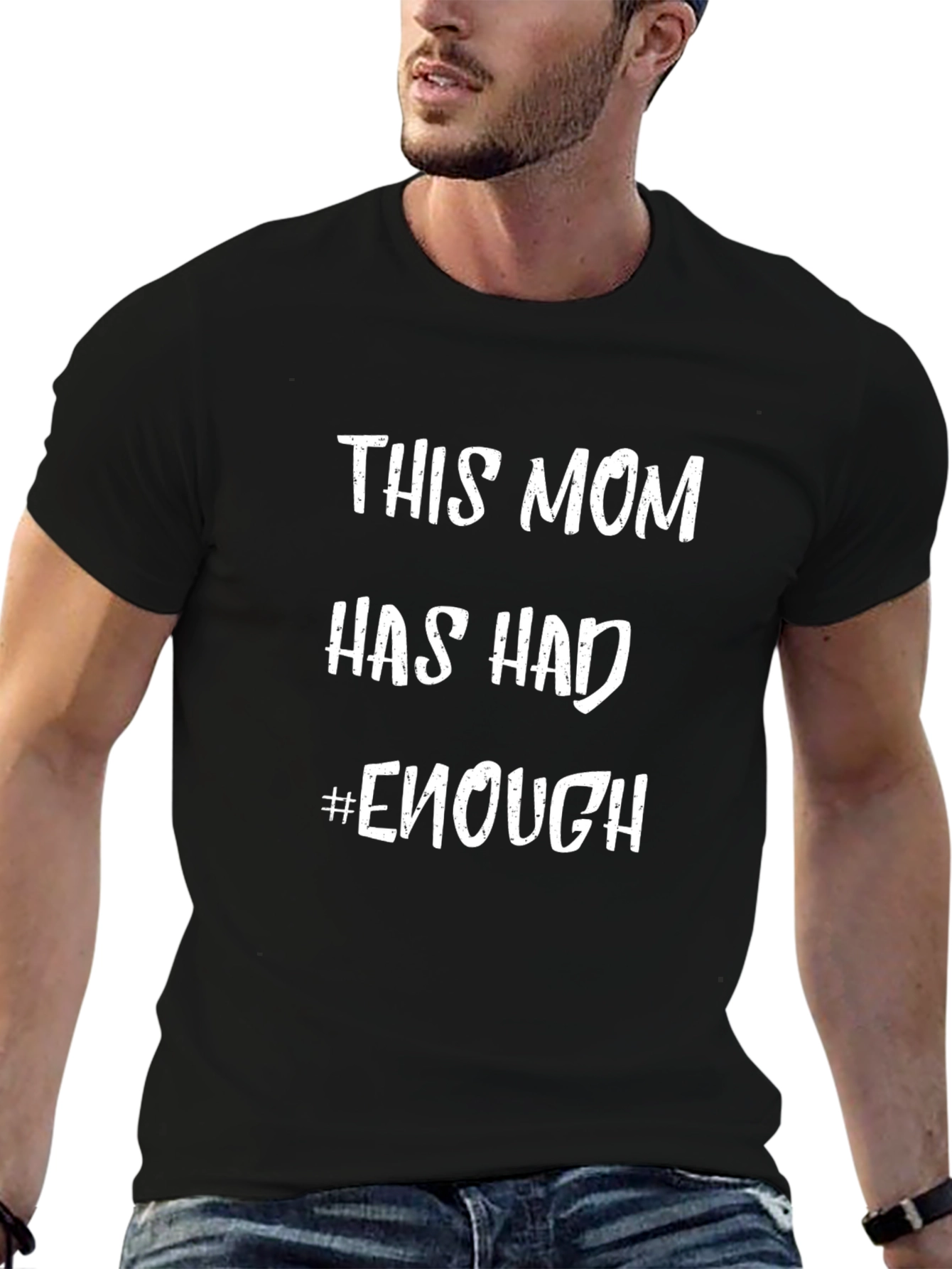 Black This Mom Has Had Enough T-Shirt view 6