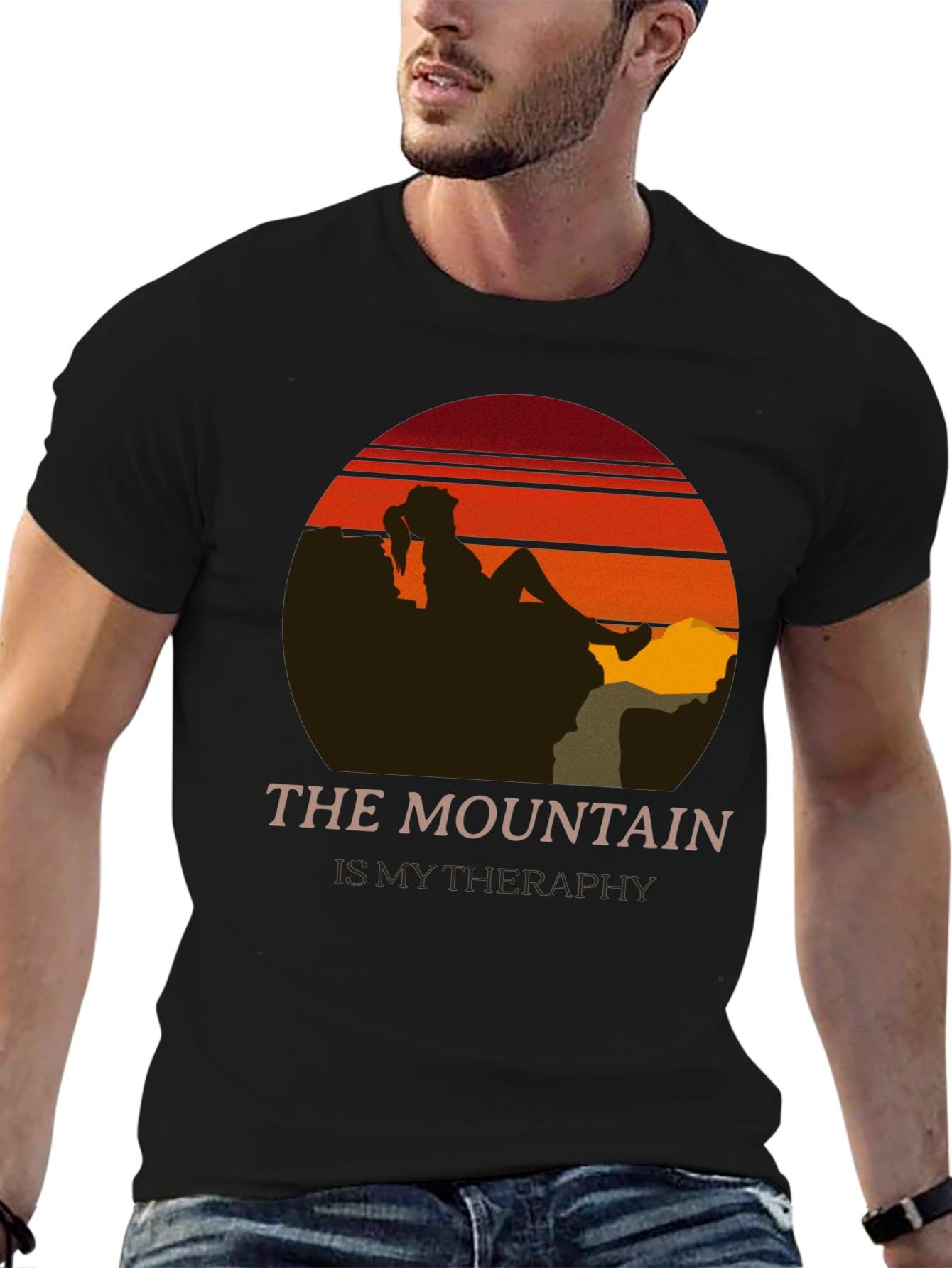 Black Mountain Therapy Graphic Tee view 6