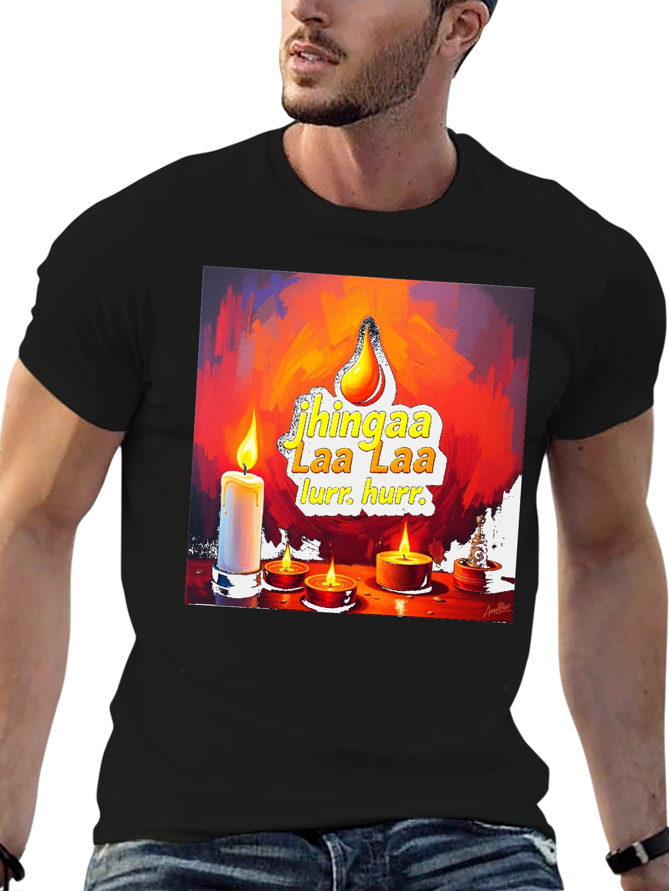 Candlelight Art Tee - 6