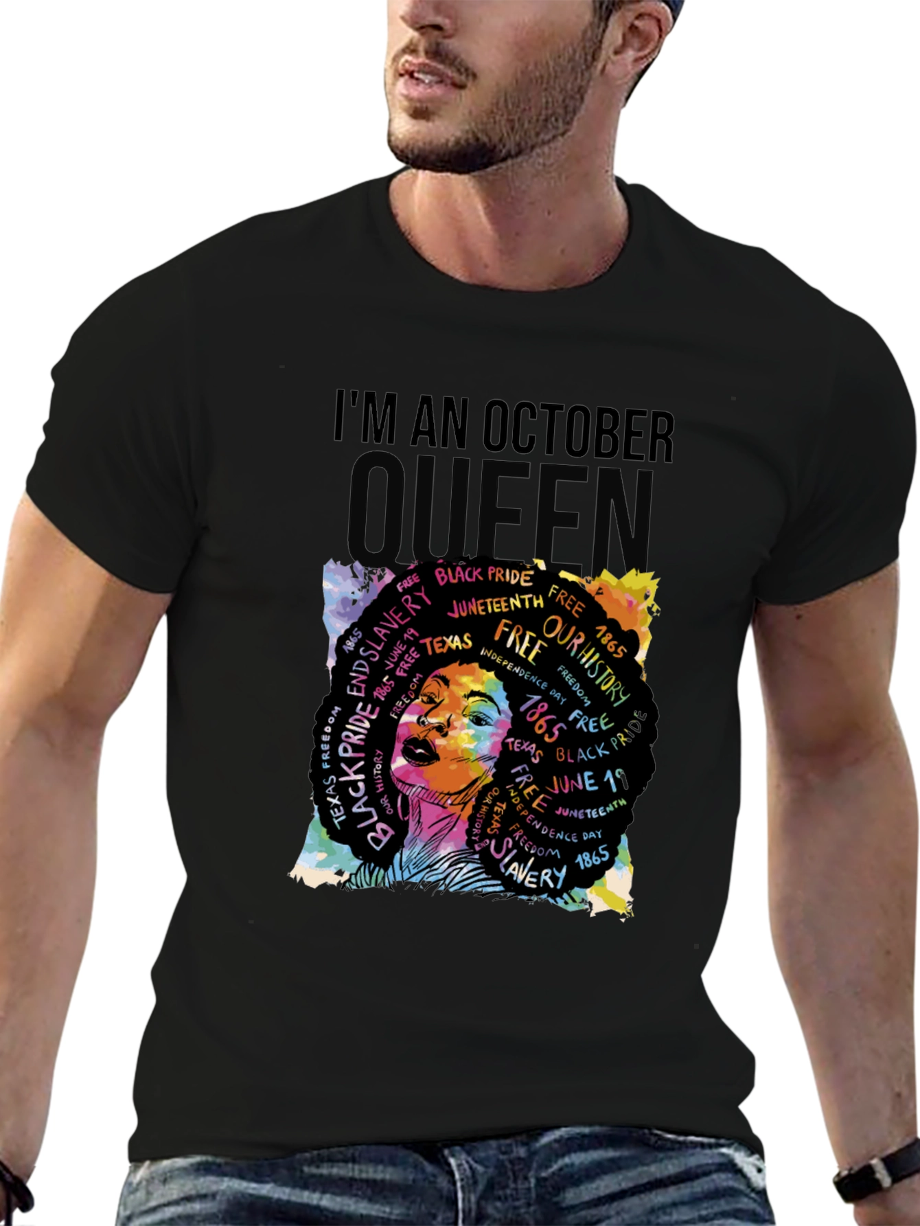October Queen Black Pride T-Shirt - 6
