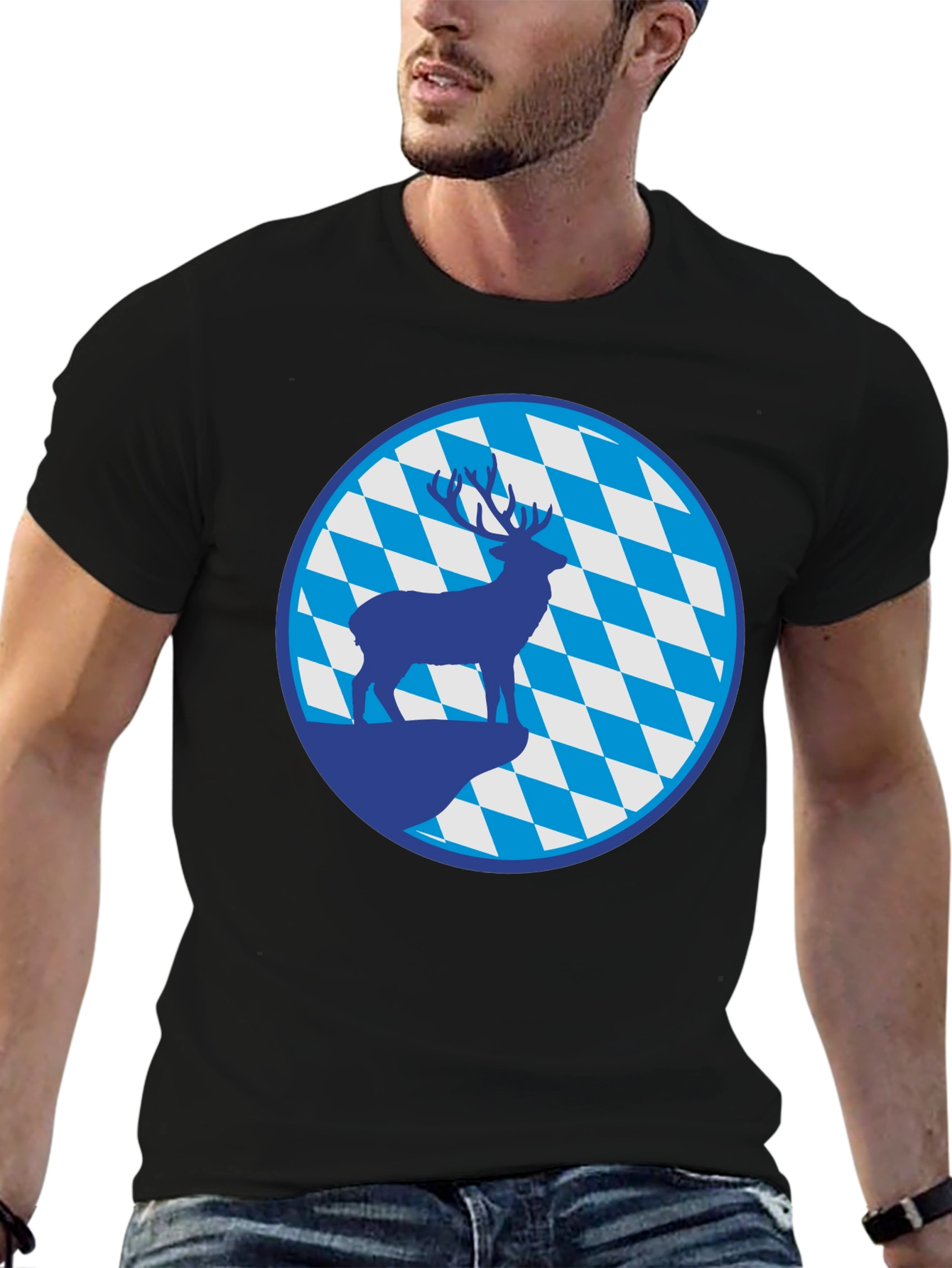Black Deer & Bavaria T-Shirt view 6