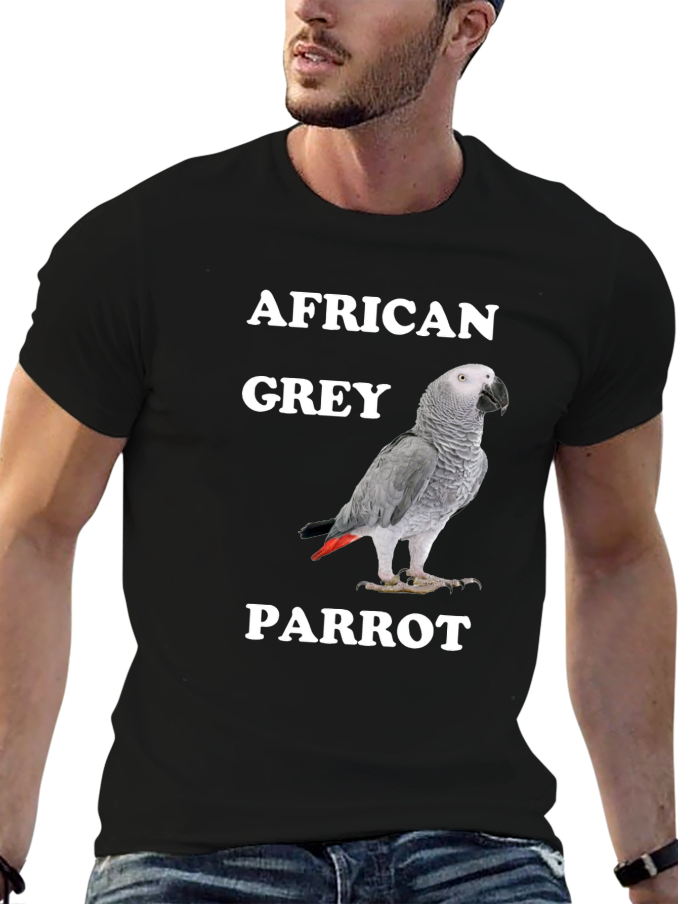 African Grey Parrot T-Shirt - 6