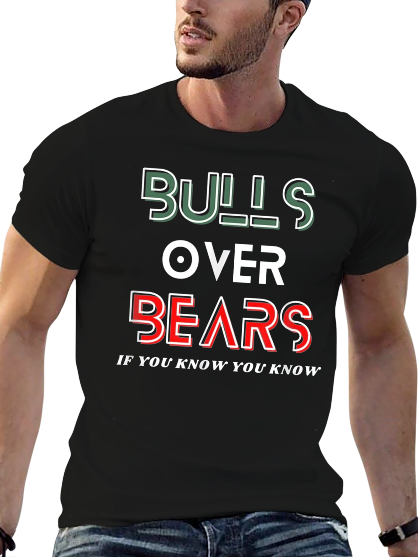 Bulls Over Bears Graphic T-Shirt - 6