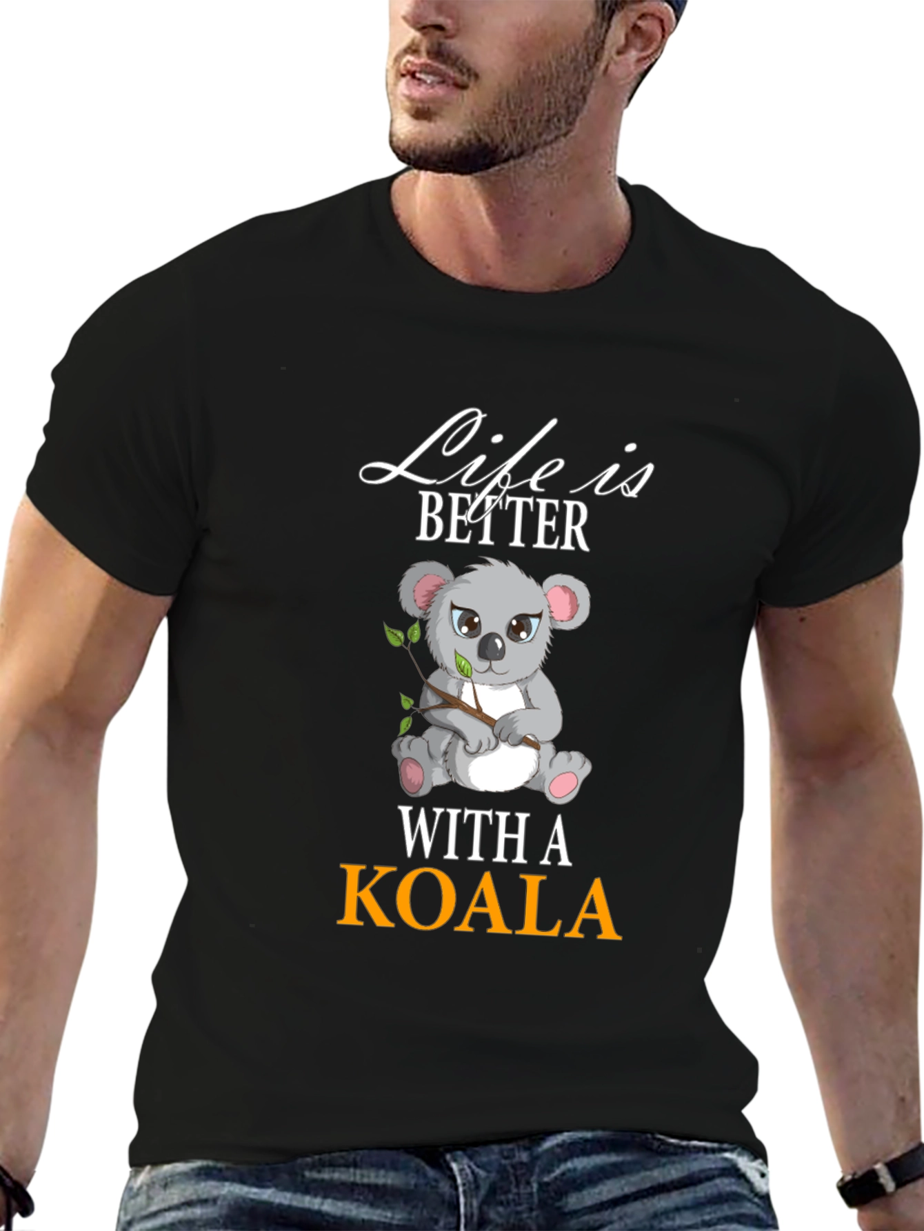 Black Life is Better With a Koala T-Shirt view 6