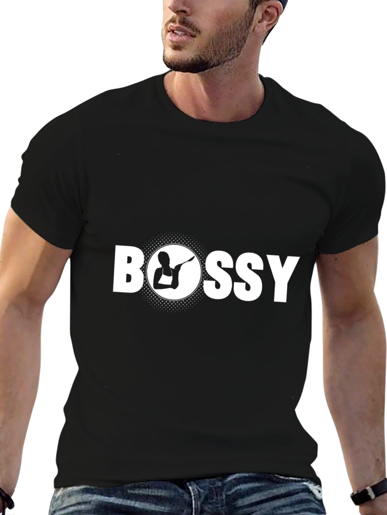 Black Bossy T-Shirt view 6