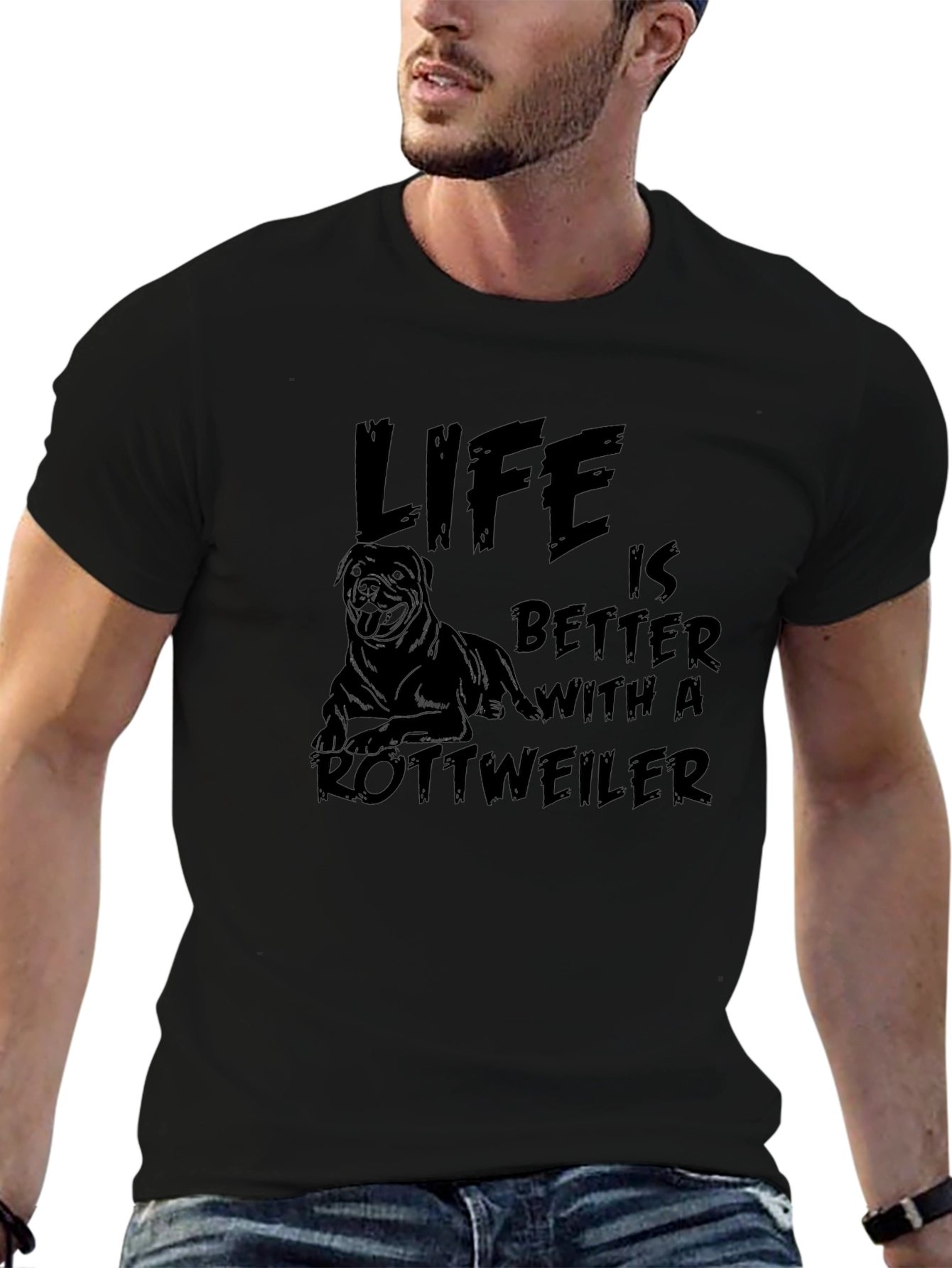 Life is Better with a Rottweiler T-Shirt - 6