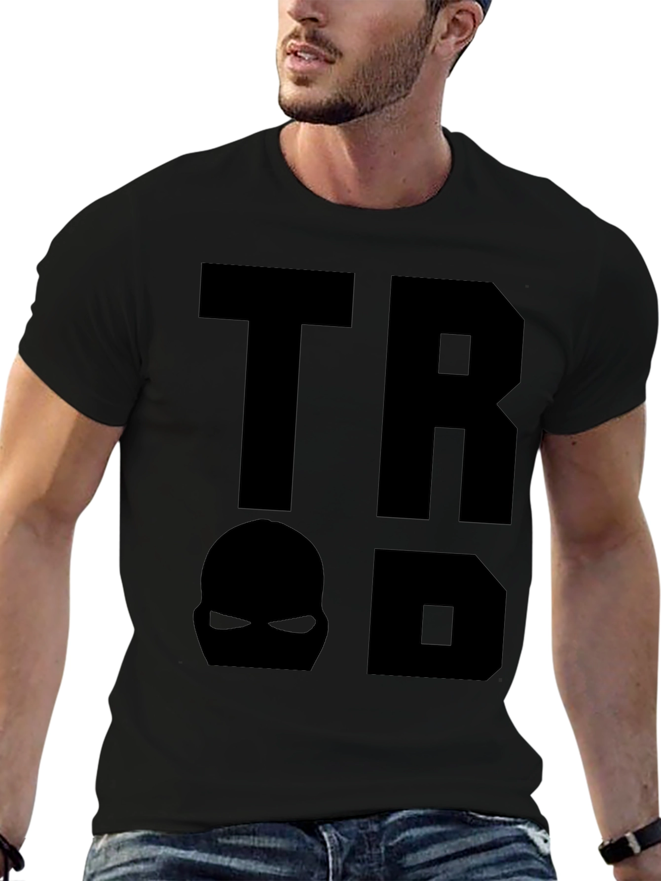 Black TROD Graphic T-Shirt view 6