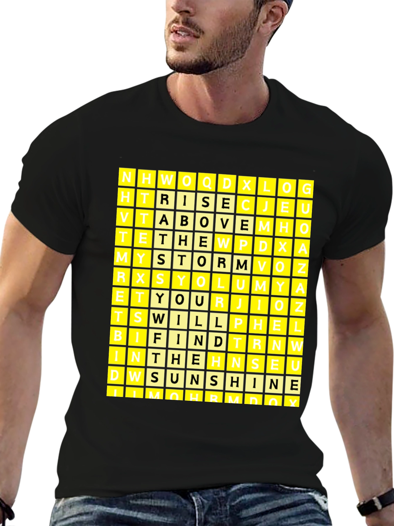 Word Search Puzzle Graphic T-Shirt - 6