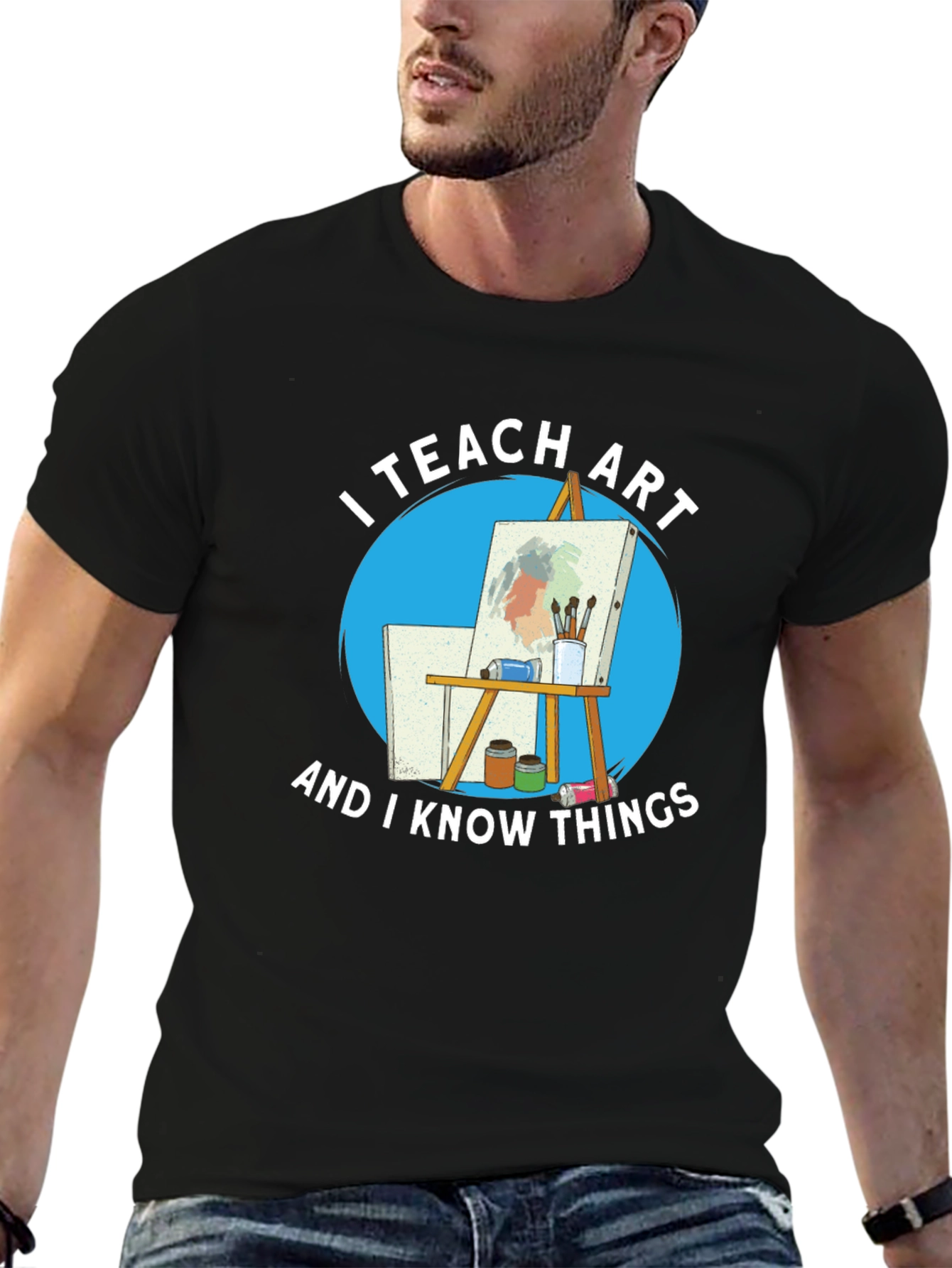 I Teach Art T-Shirt - 6