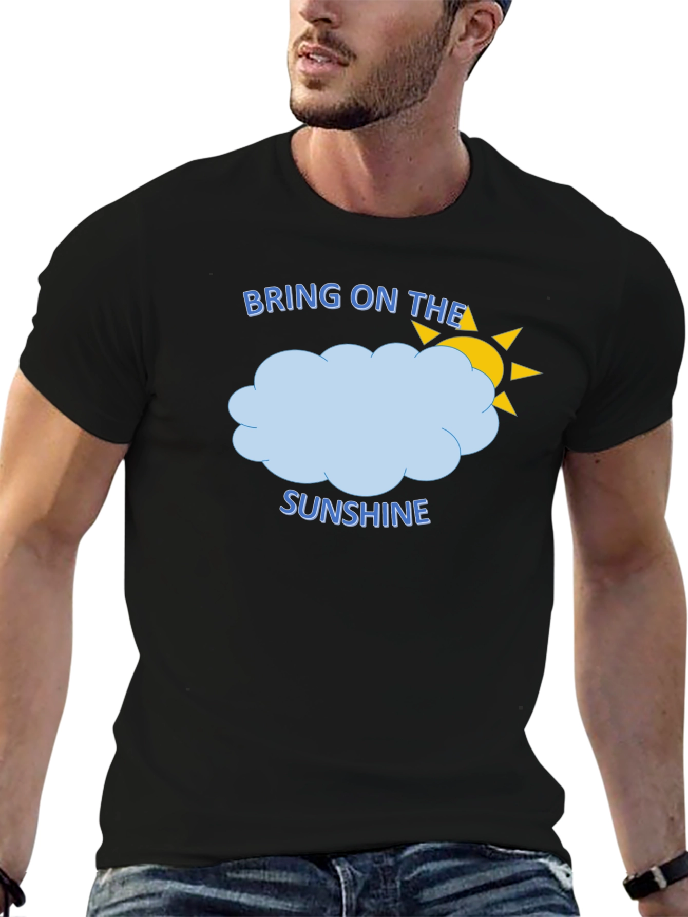 Black Bring on the Sunshine Graphic Tee view 6