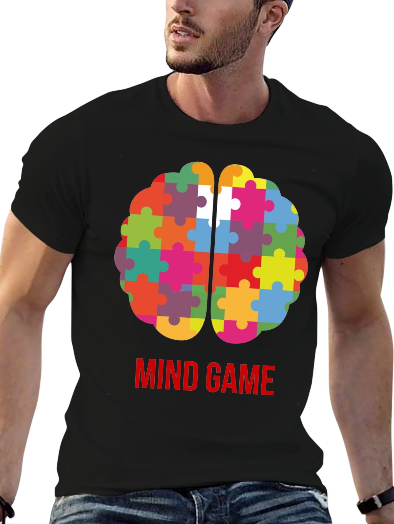 Mind Game Brain Puzzle T-Shirt - 6