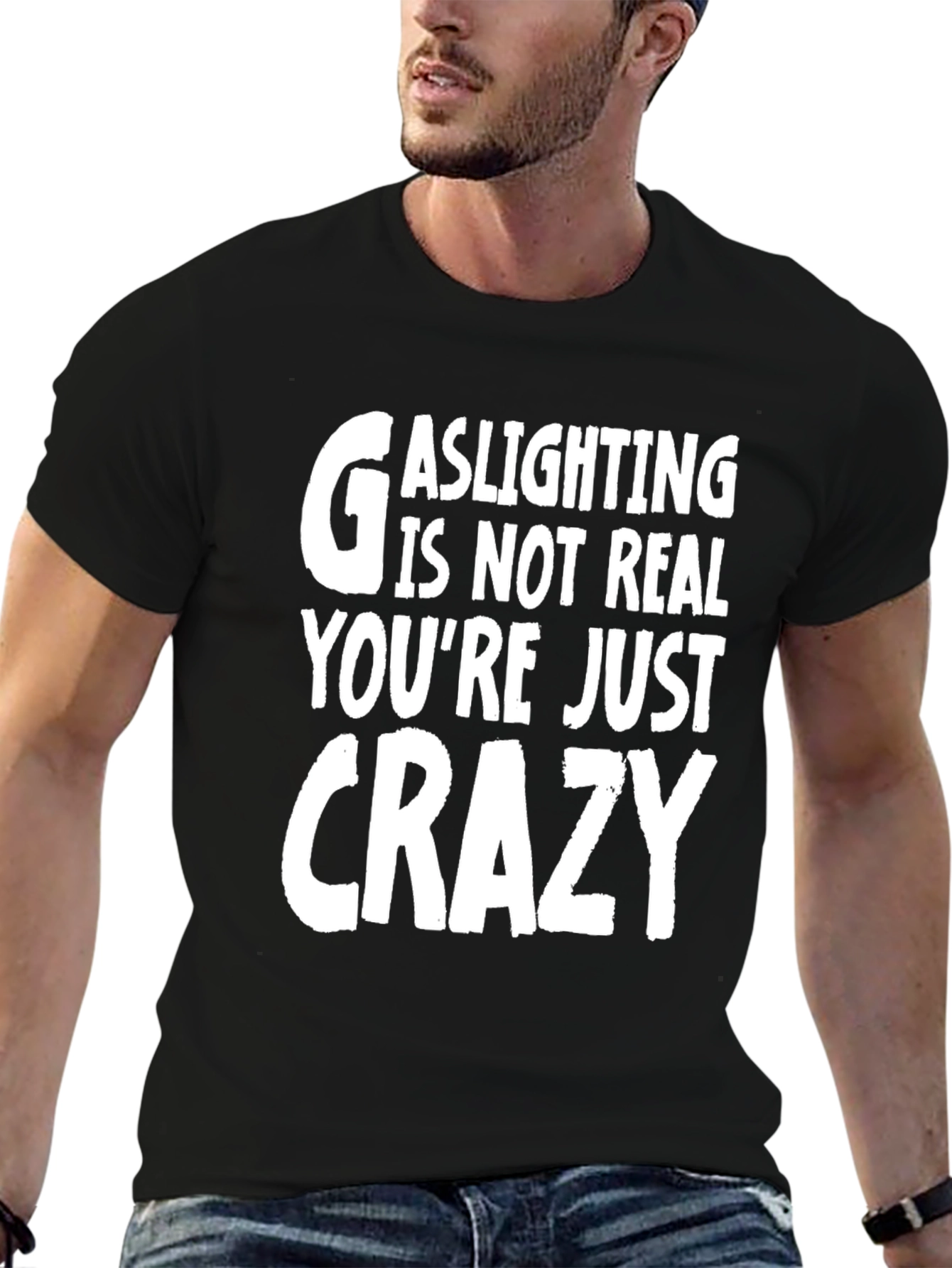 Black Gaslighting is Not Real Graphic Tee view 6