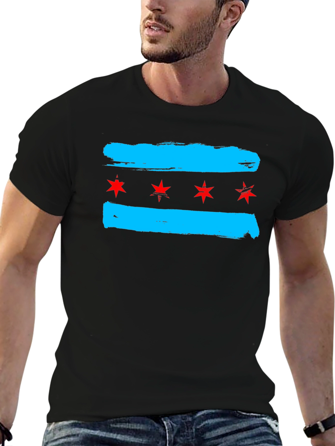 Chicago Flag Graphic T-Shirt - 6