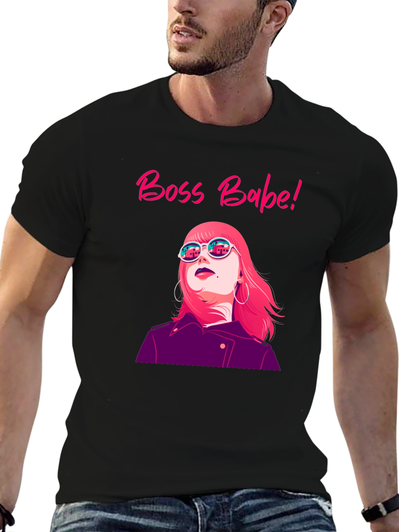 Black Boss Babe Graphic Tee - Stylish & Empowering view 6