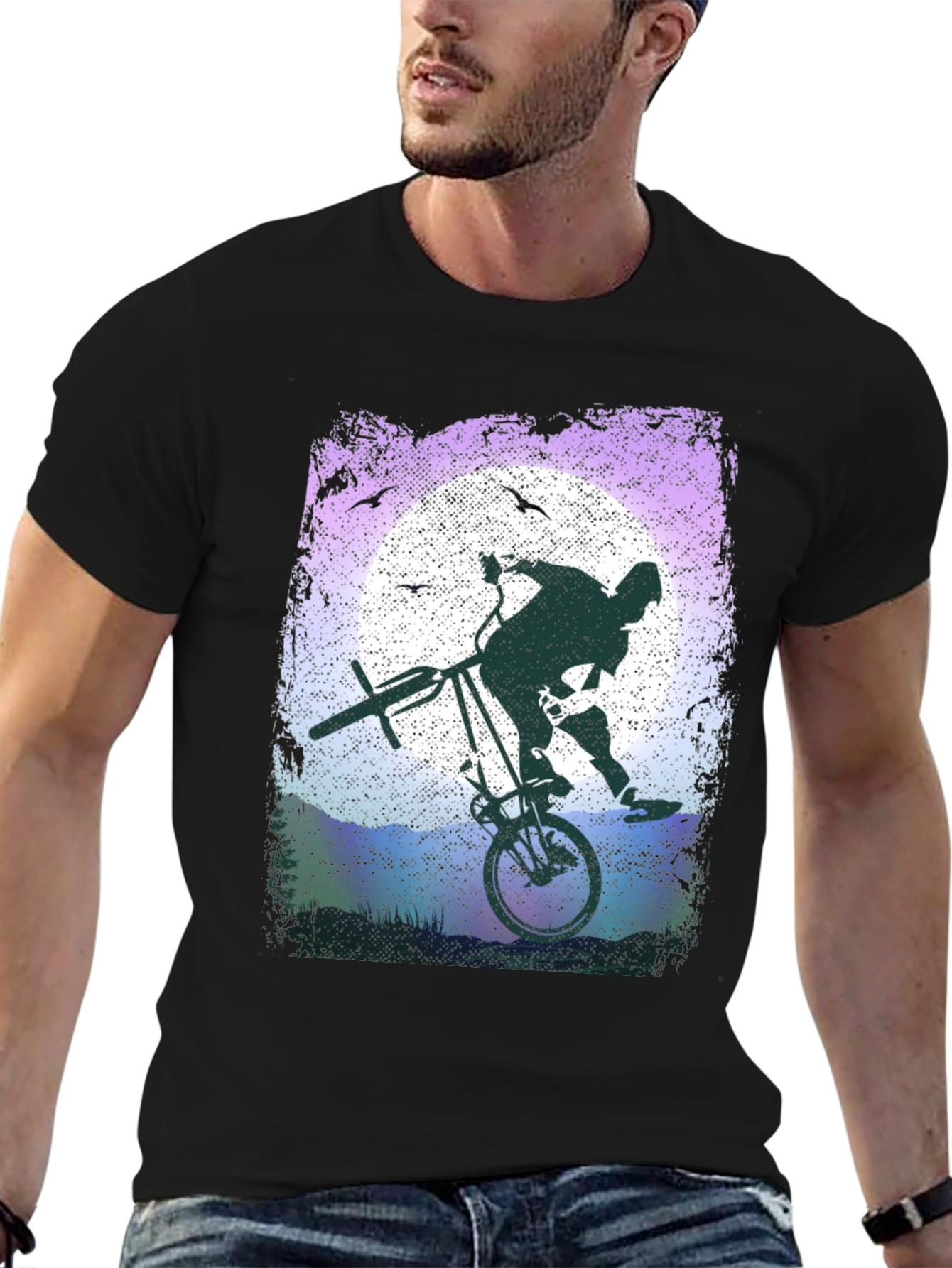 BMX Bike Stunt T-Shirt - Graphic Tee - 6