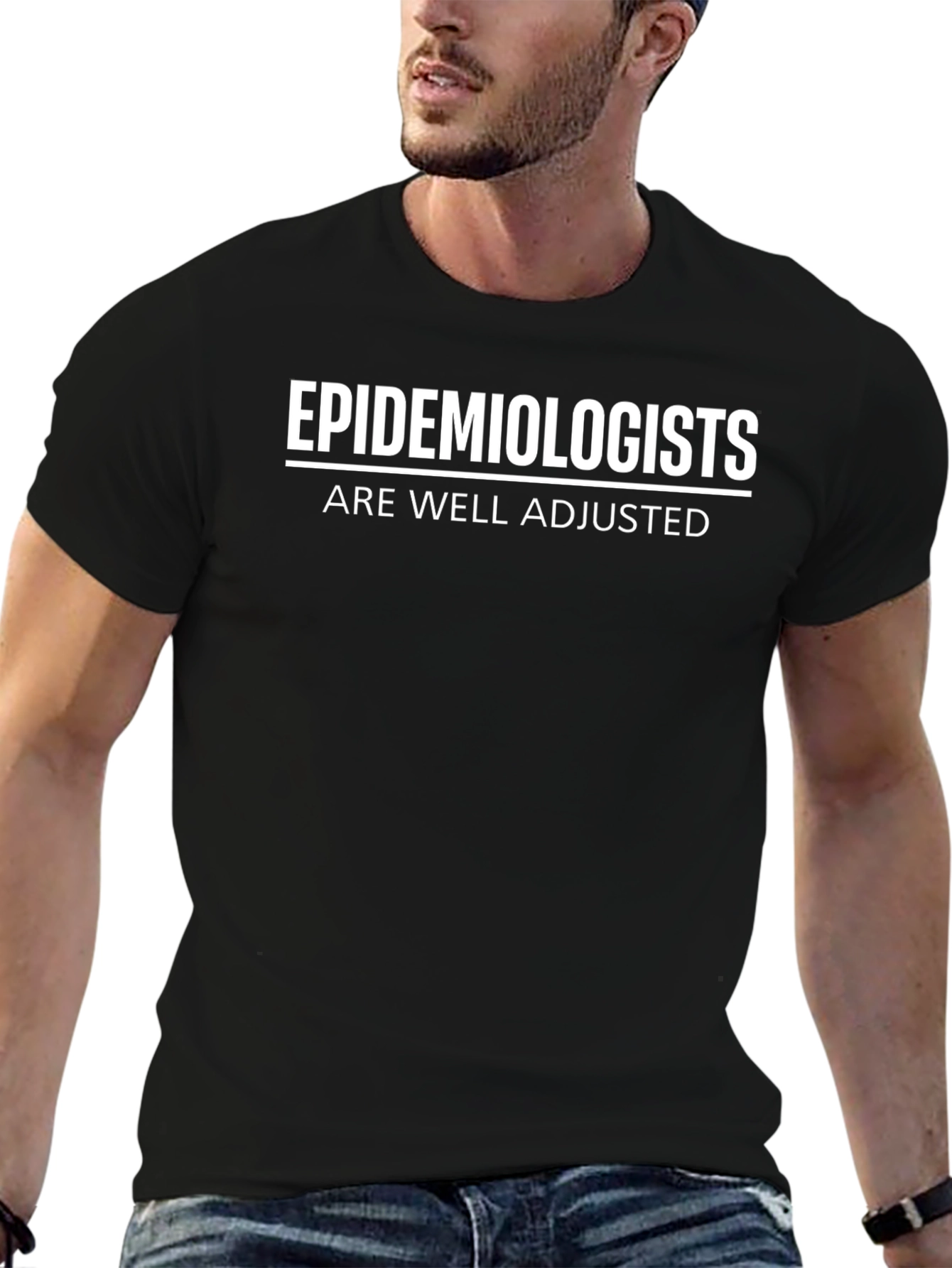 Black Epidemiologists Are Well Adjusted T-Shirt view 6