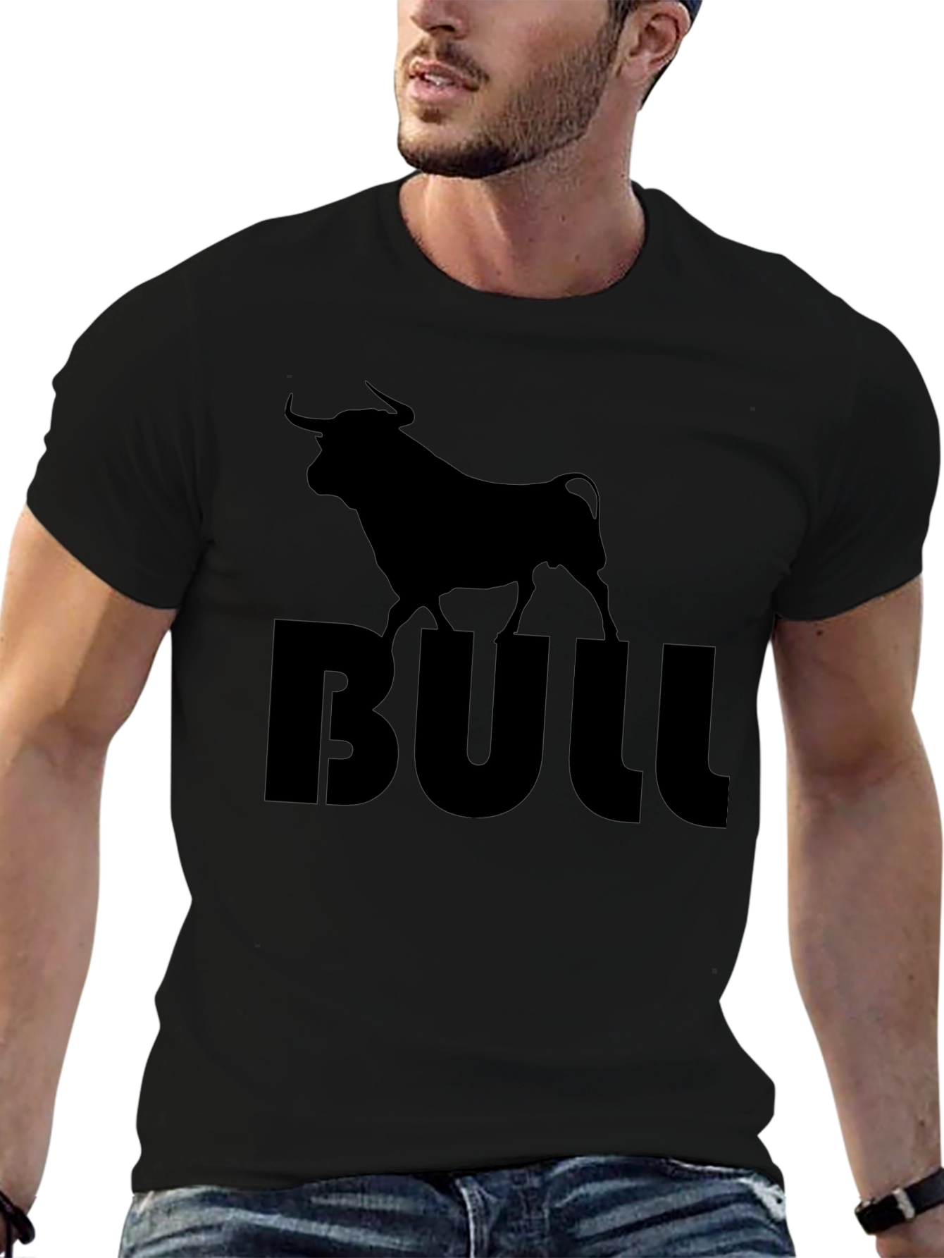 Black Black Bull T-Shirt - Bold Graphic Tee view 6