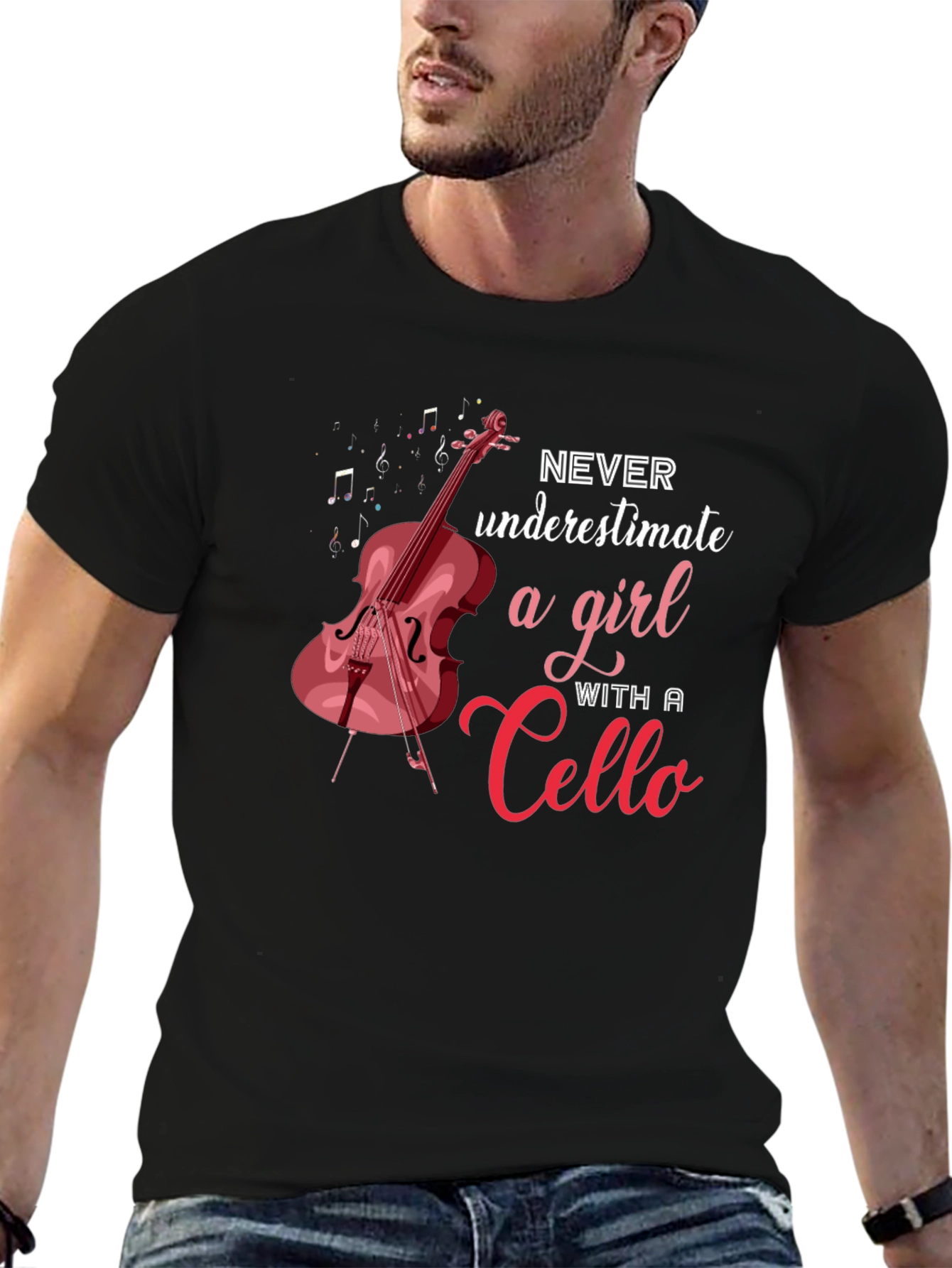 Cello Girl T-Shirt: Music Lover Tee - 6
