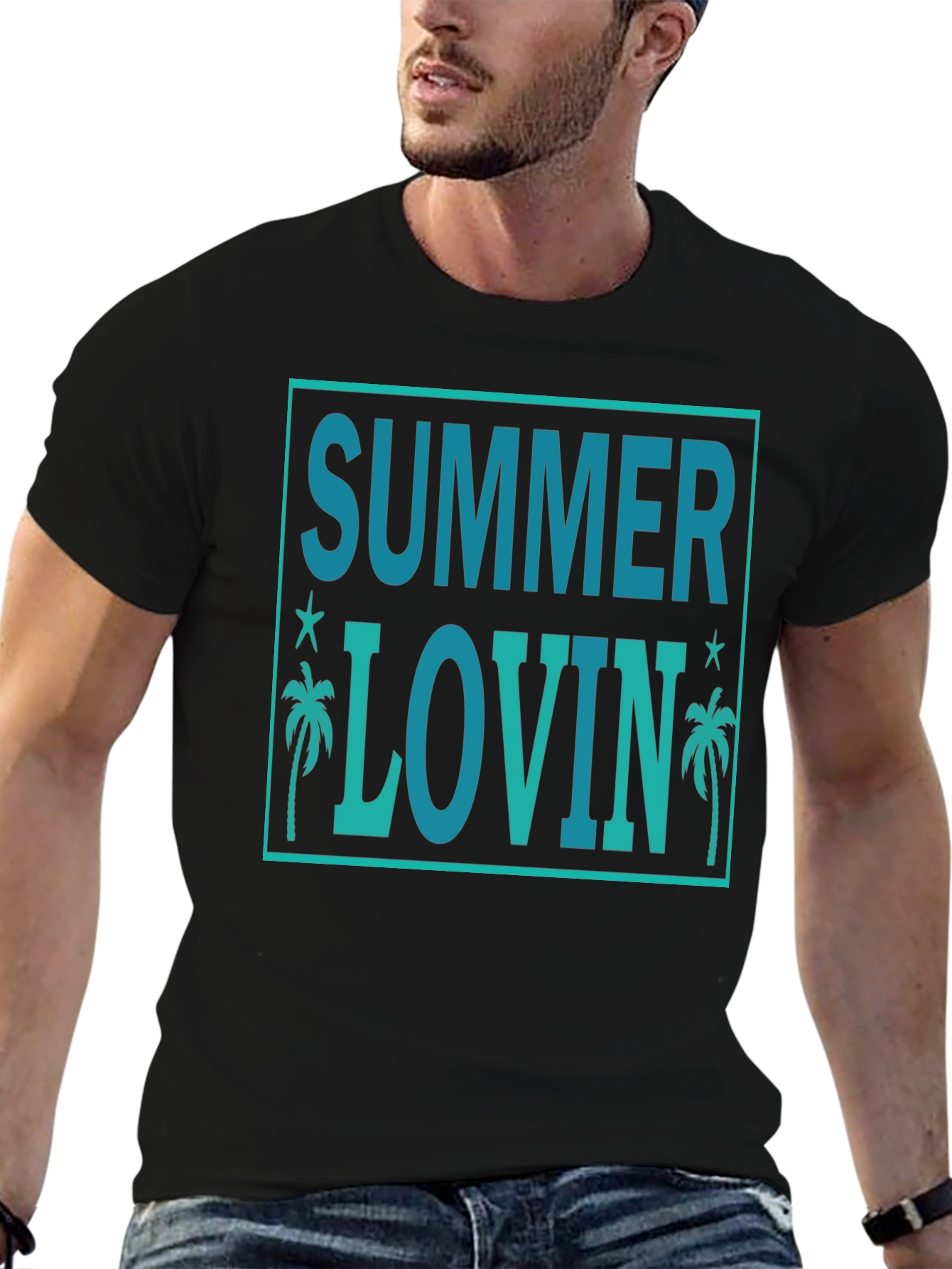 Black Summer Lovin' Graphic Tee view 6