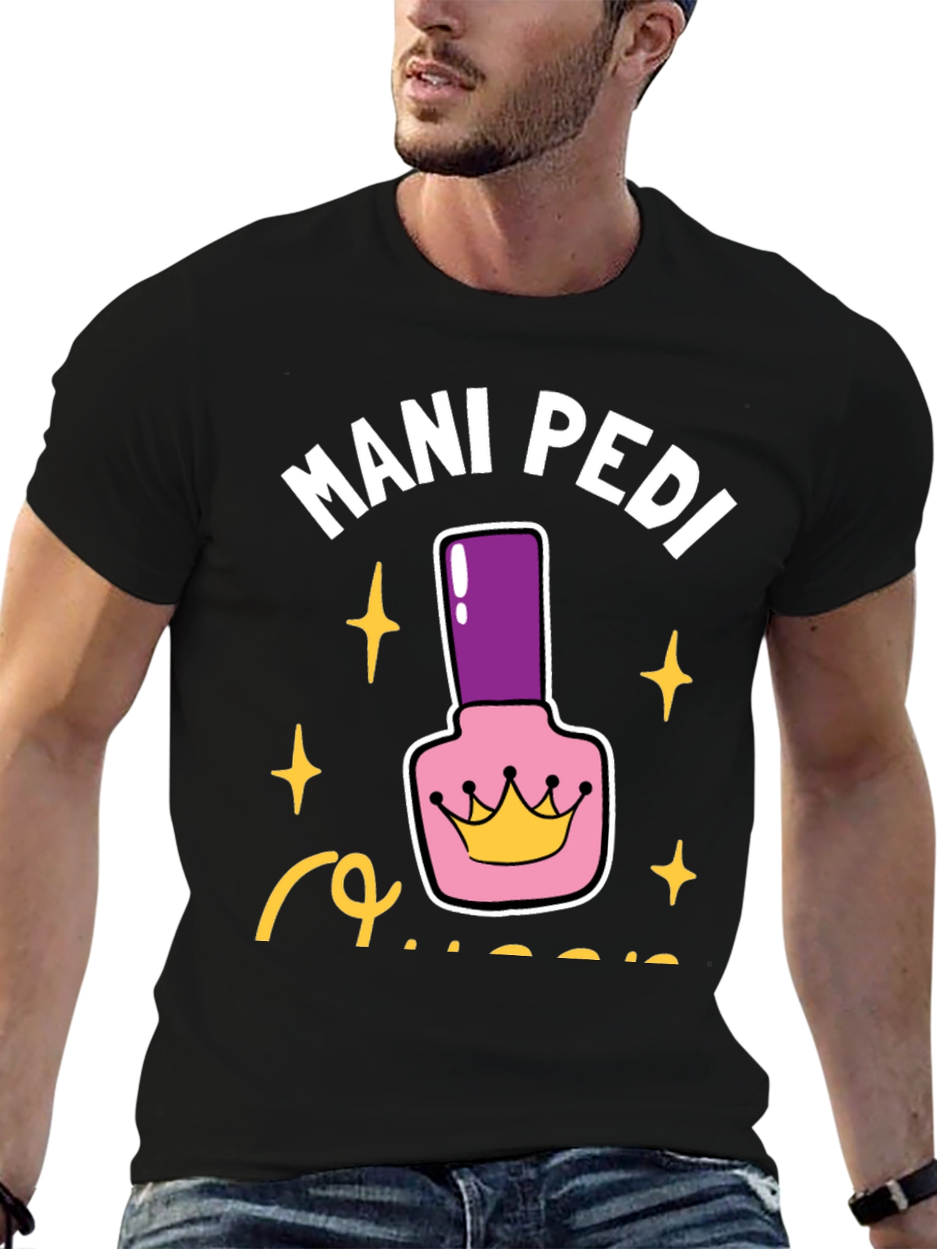 Black Mani Pedi Queen Graphic Tee view 6