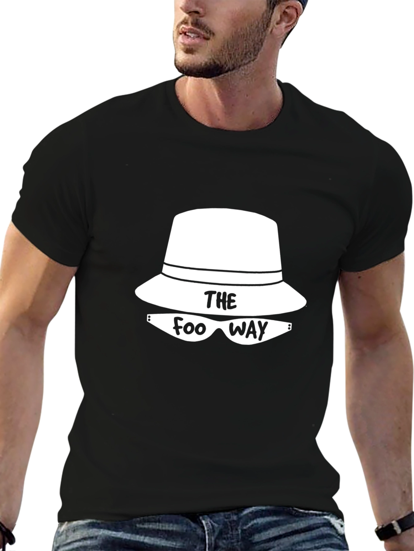 Black The Foo Way T-Shirt - Black Graphic Tee view 6