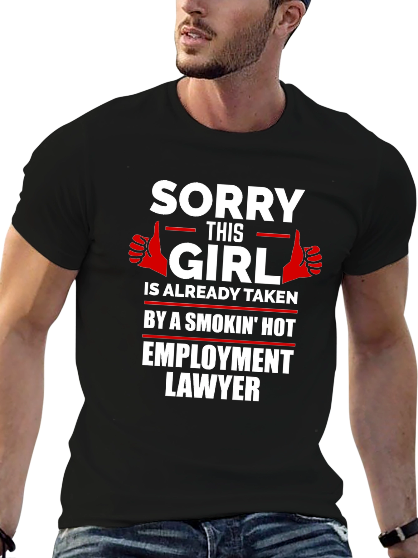 Black Girl Taken by Employment Lawyer Graphic Tee view 6