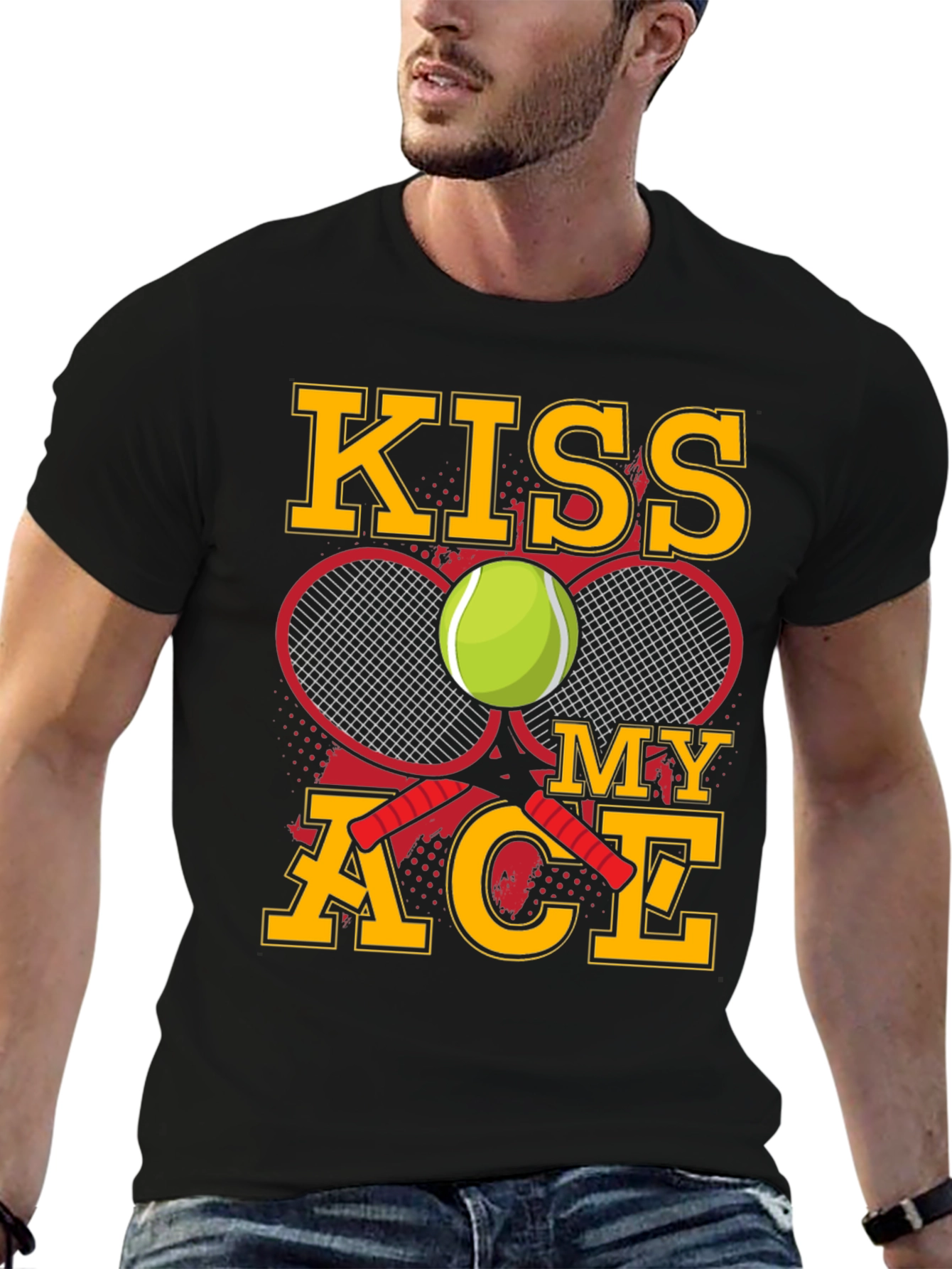 Kiss My Ace Tennis Graphic T-Shirt - 6