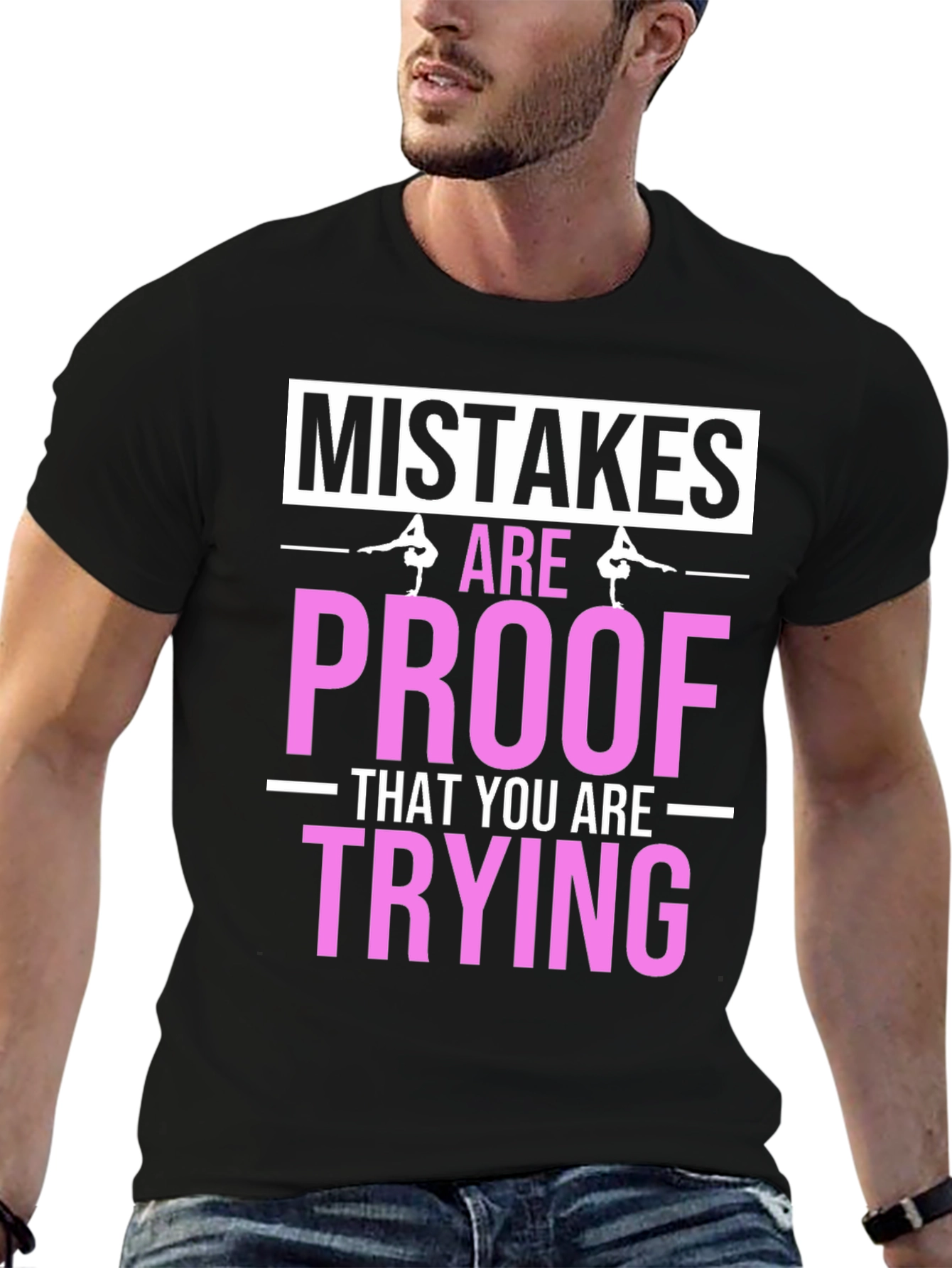 Black Mistakes are Proof T-Shirt view 6