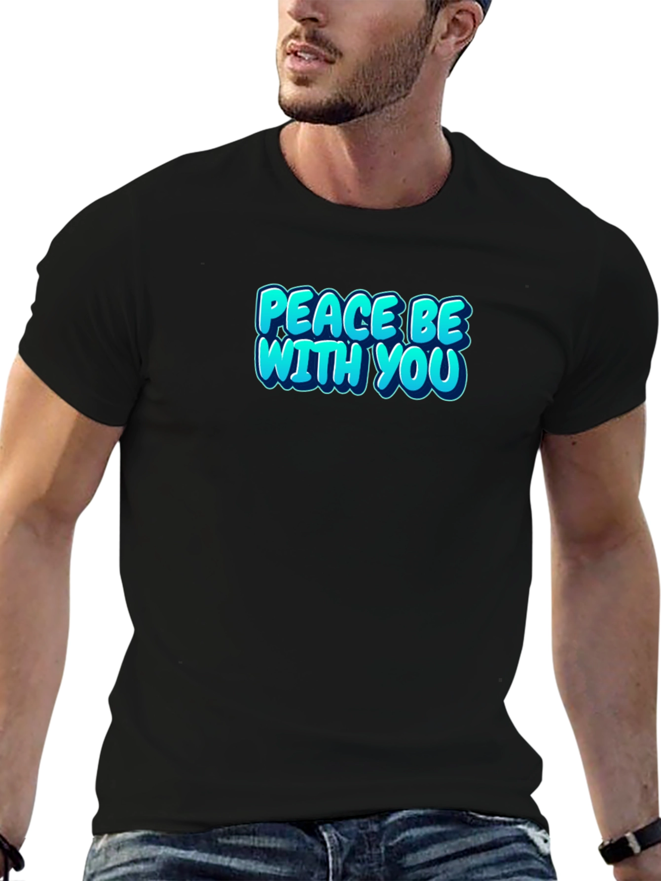 Peace Be With You Graphic T-Shirt - 6