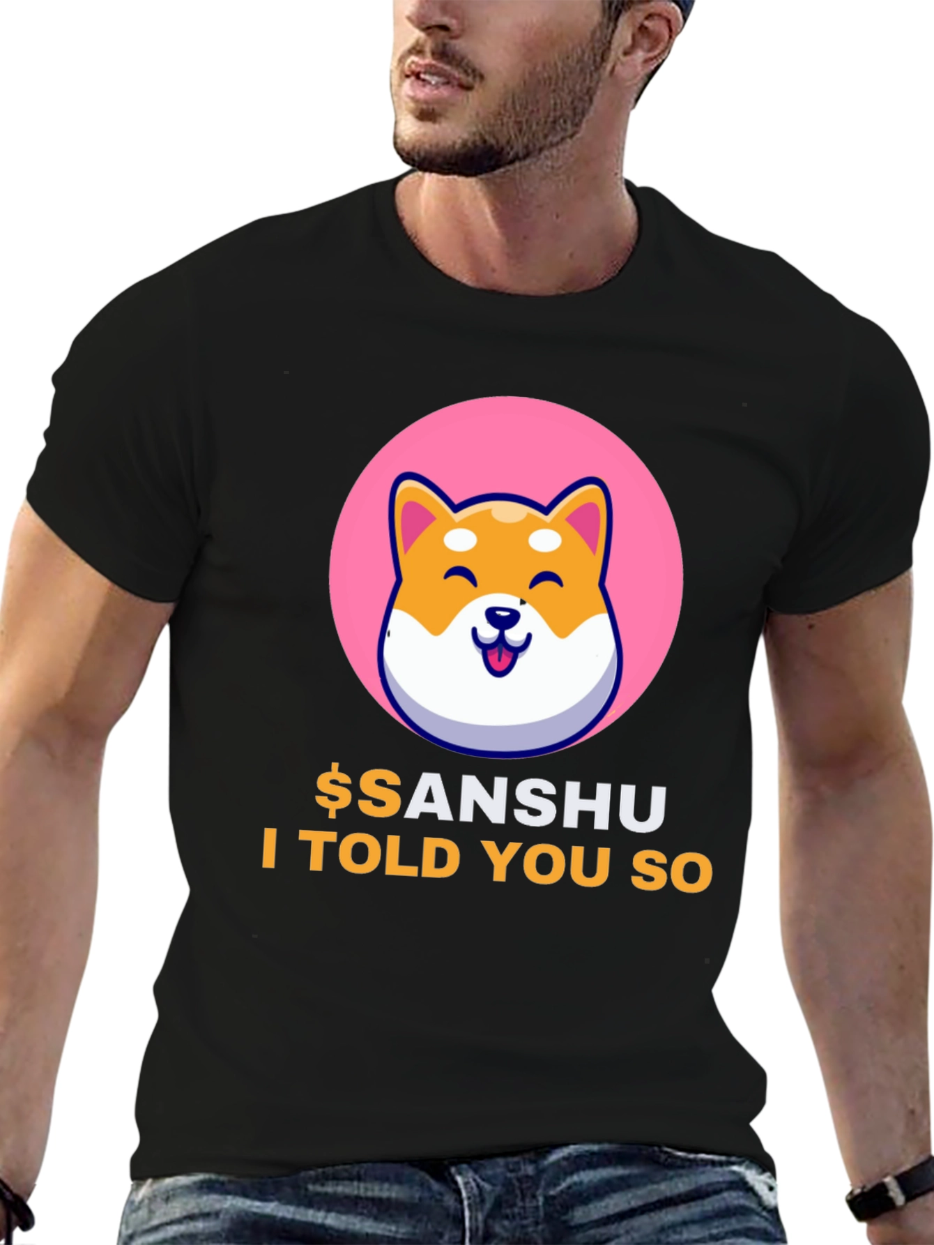 Sanshu Inu Crypto Meme T-Shirt - 6