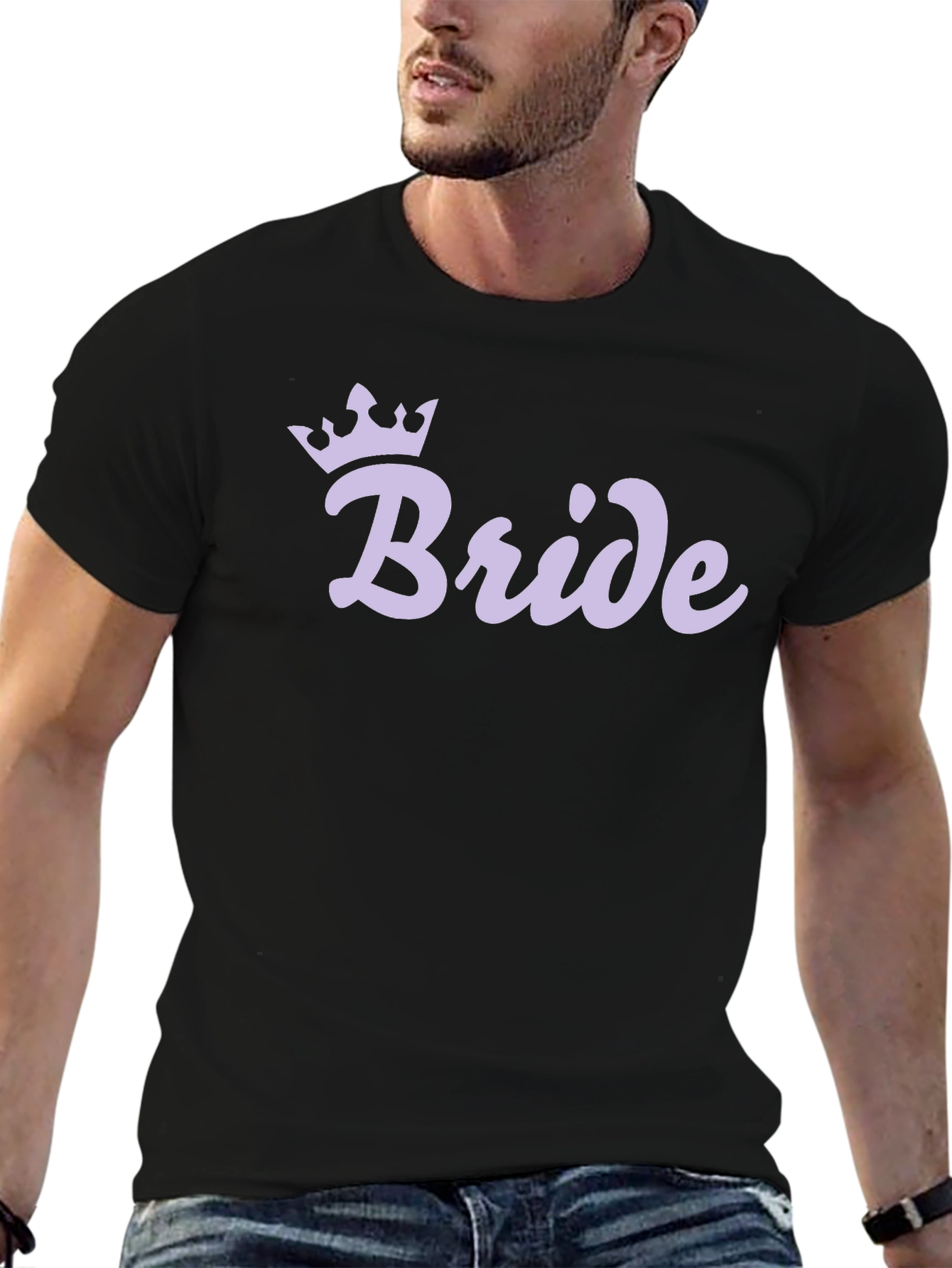 Bride T-Shirt with Crown - Bridal Party Tee - 6