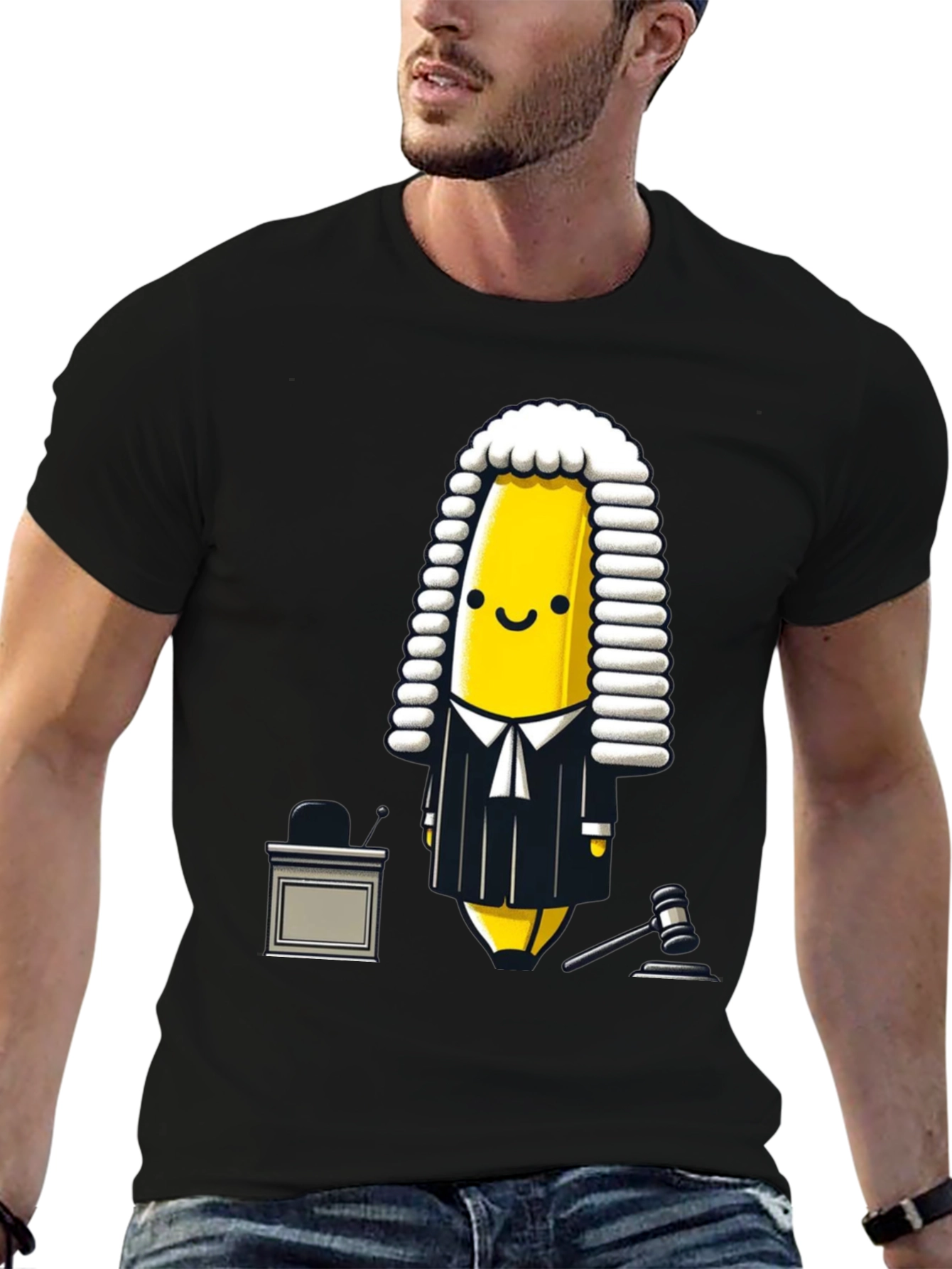 Banana Judge T-Shirt - Funny Lawyer Tee - 6