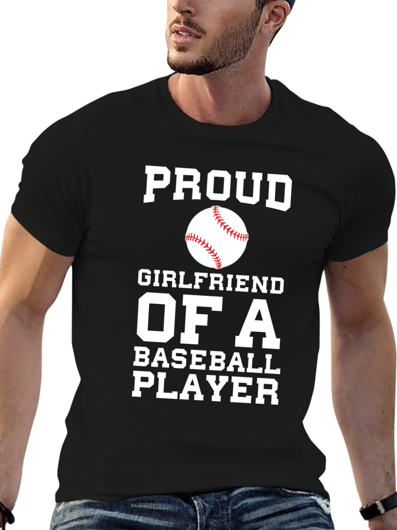 Proud Baseball Girlfriend T-Shirt - 6