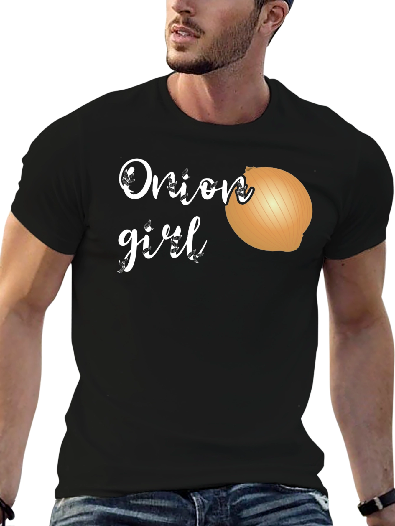 Black Onion Girl Novelty Graphic Tee view 6