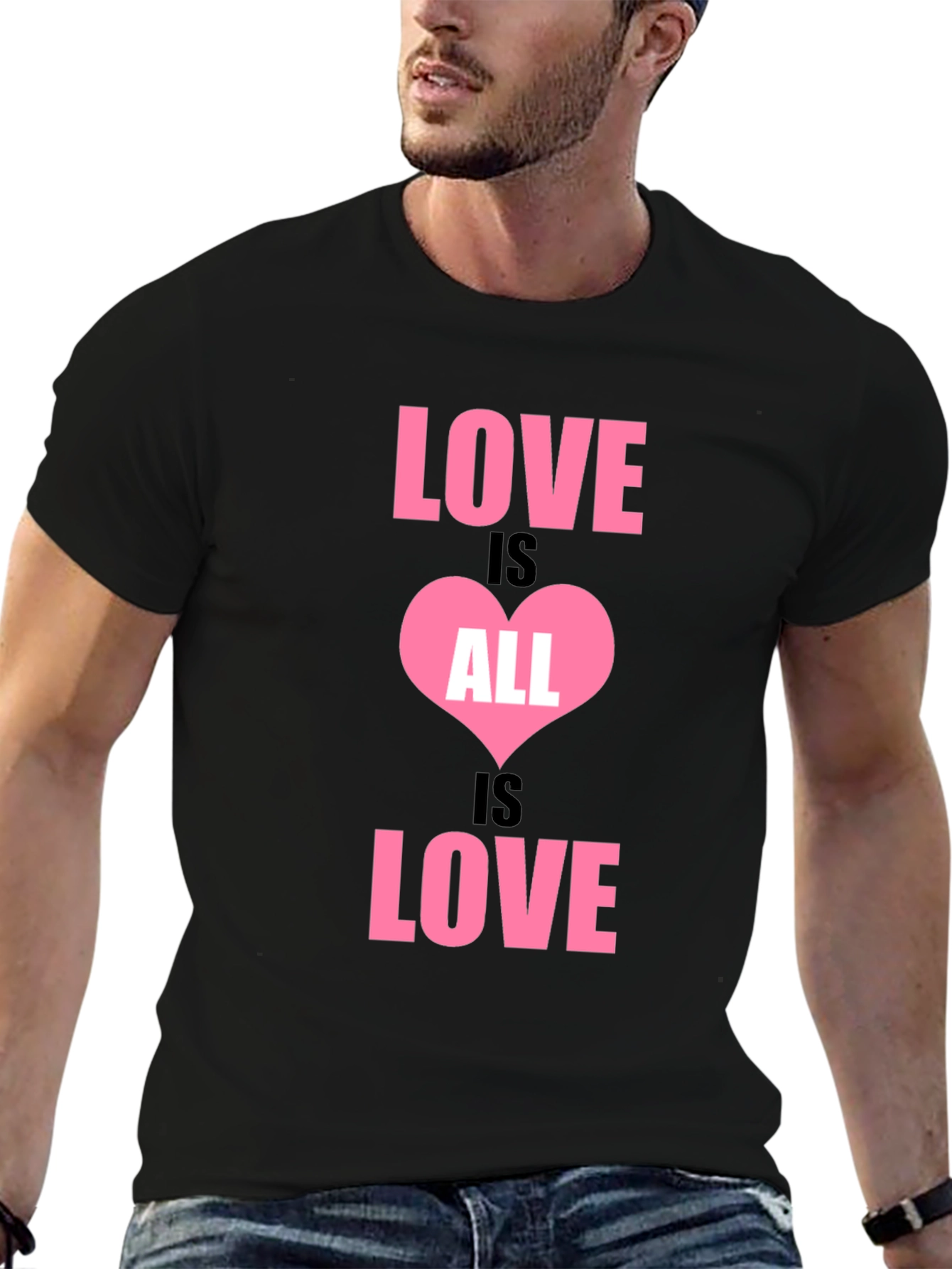Black Love is All T-Shirt view 6