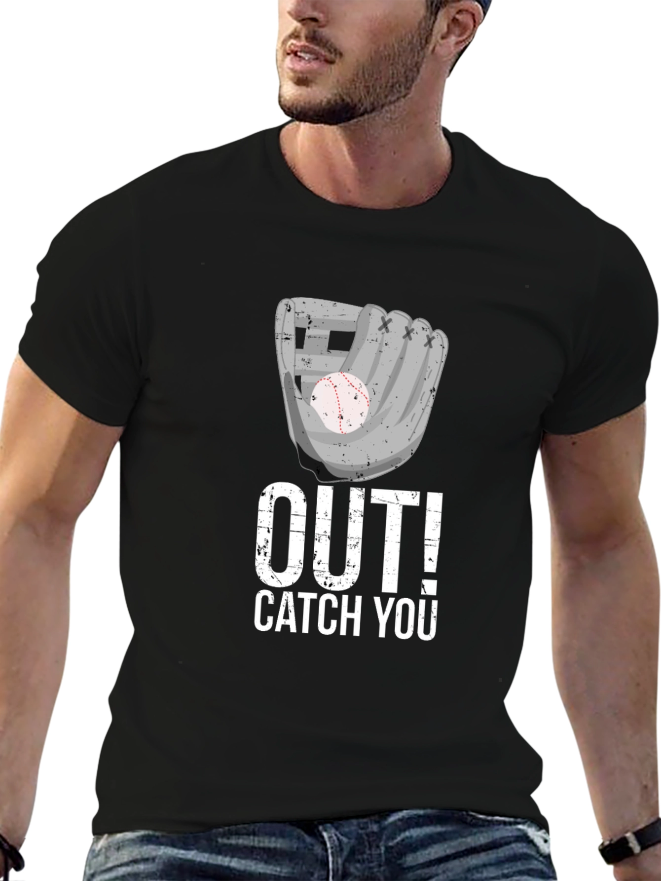 Baseball Out! Catch You T-Shirt - 6