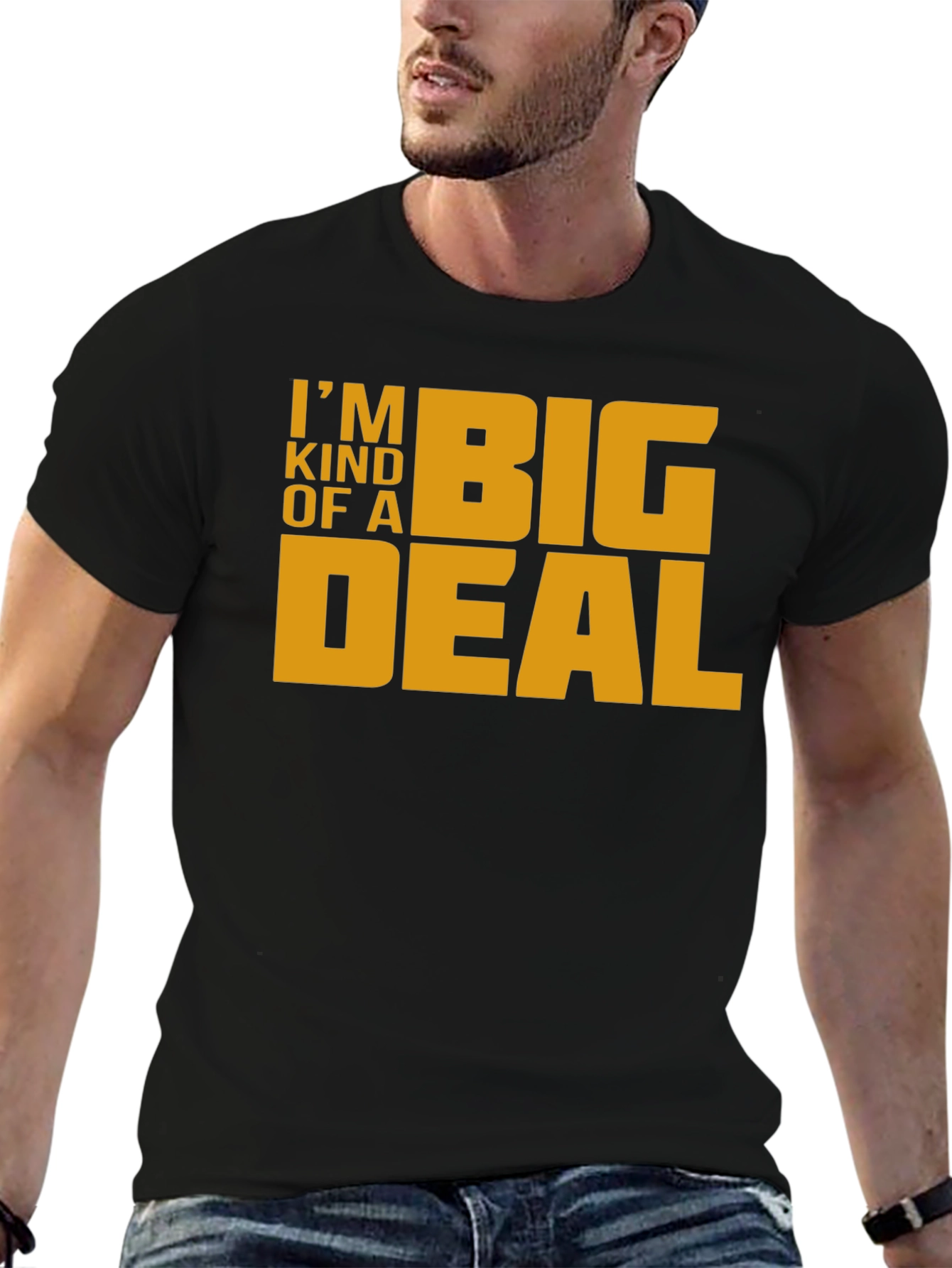 Black I'm Kind of A Big Deal T-Shirt - Black view 6