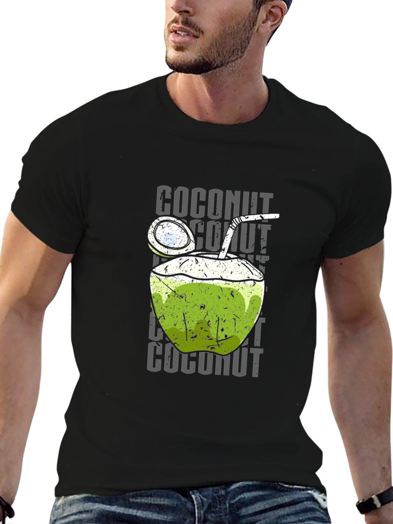 Coconut Drink T-Shirt - Refreshing Summer Style - 6