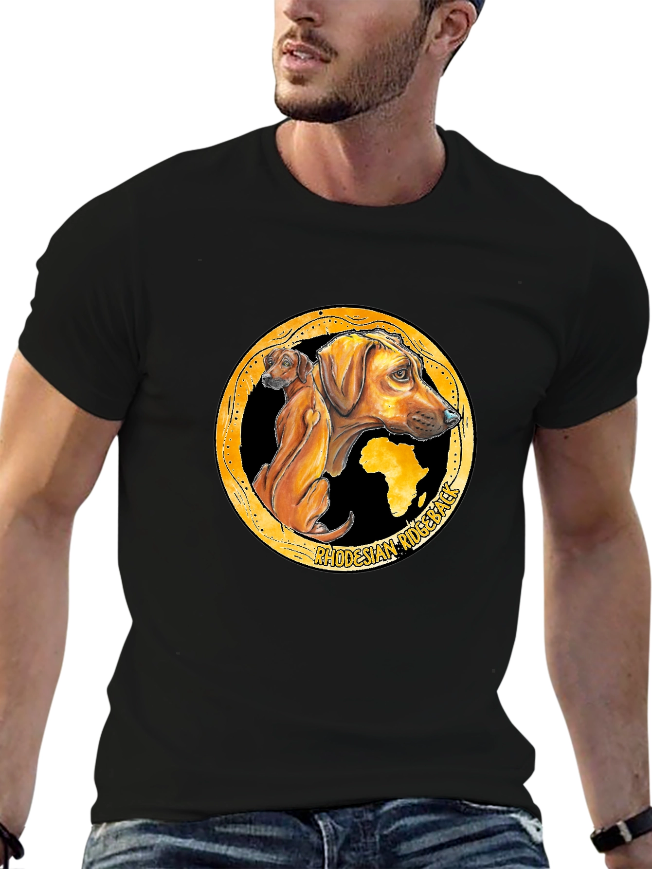Rhodesian Ridgeback T-Shirt - Africa Dog Breed Tee - 6