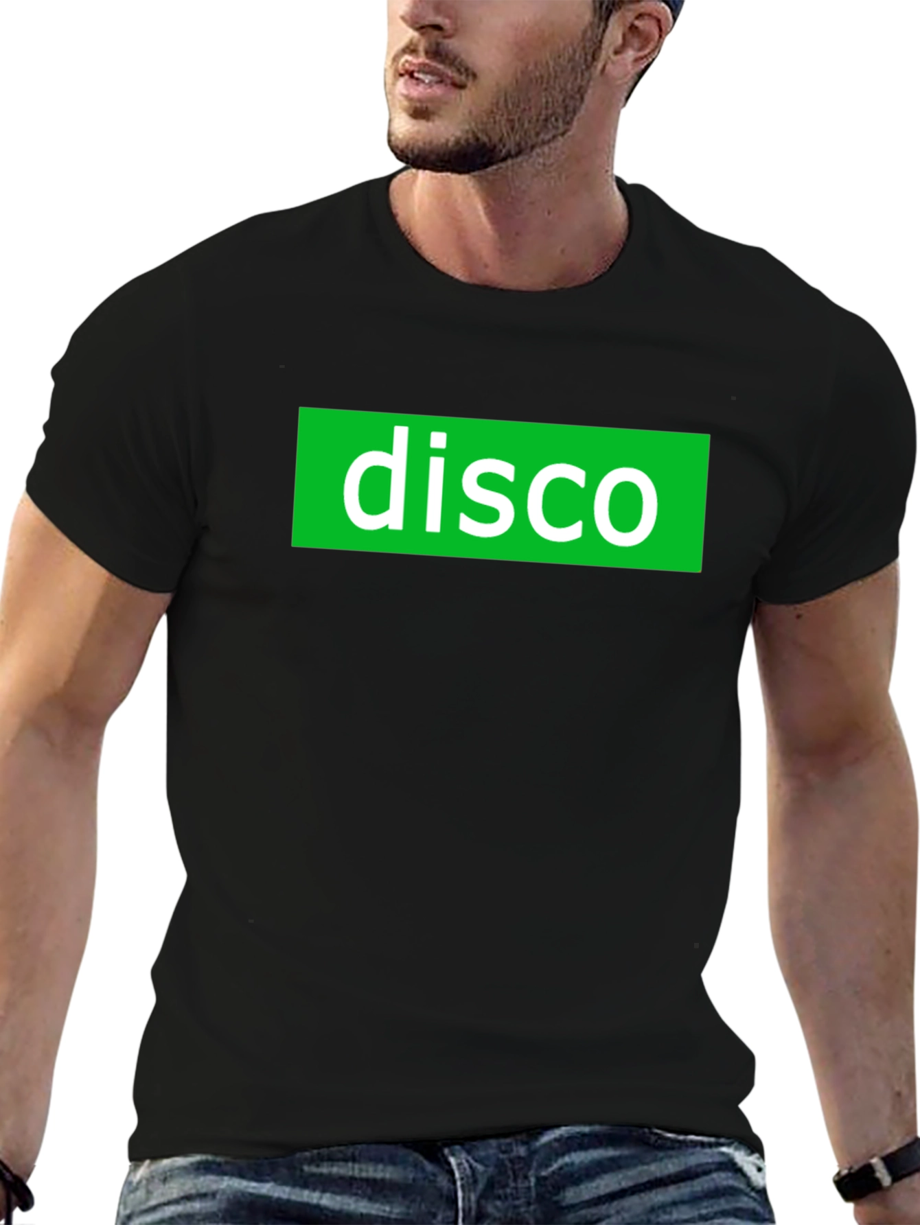 Black Disco Graphic Tee - Black Short Sleeve view 6