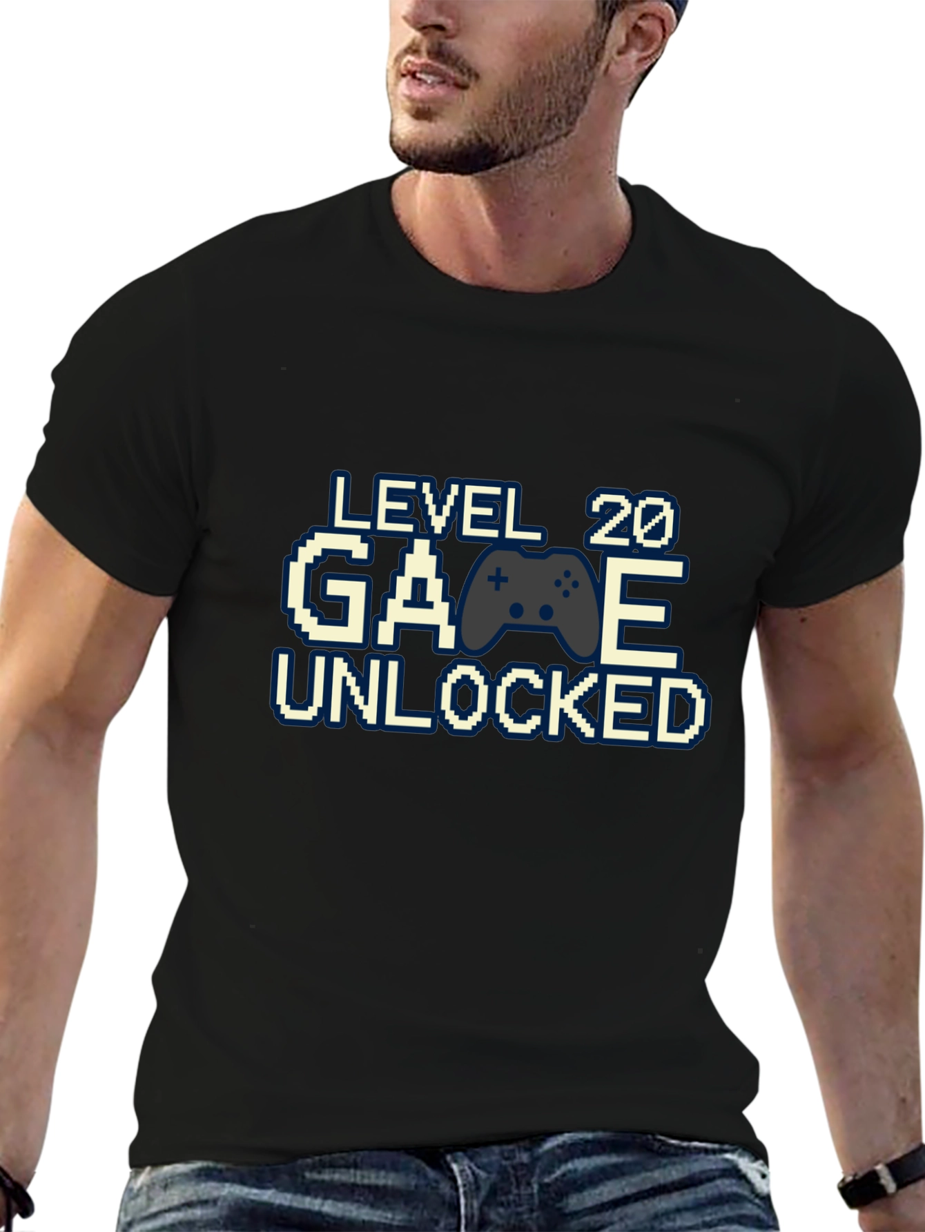 Level 20 Unlocked Gamer T-Shirt - Birthday Gift - 6